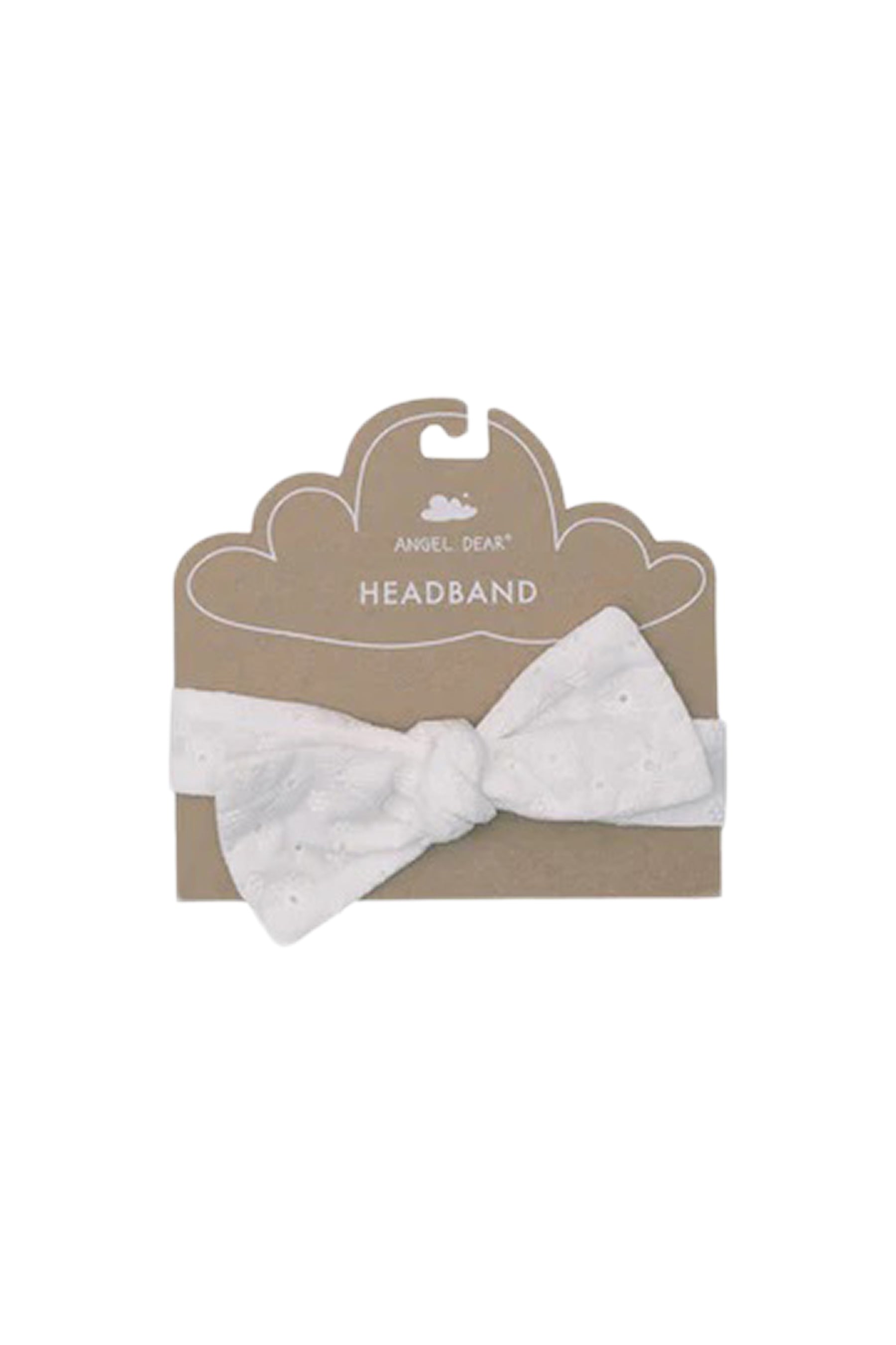 Headband- Eyelet White