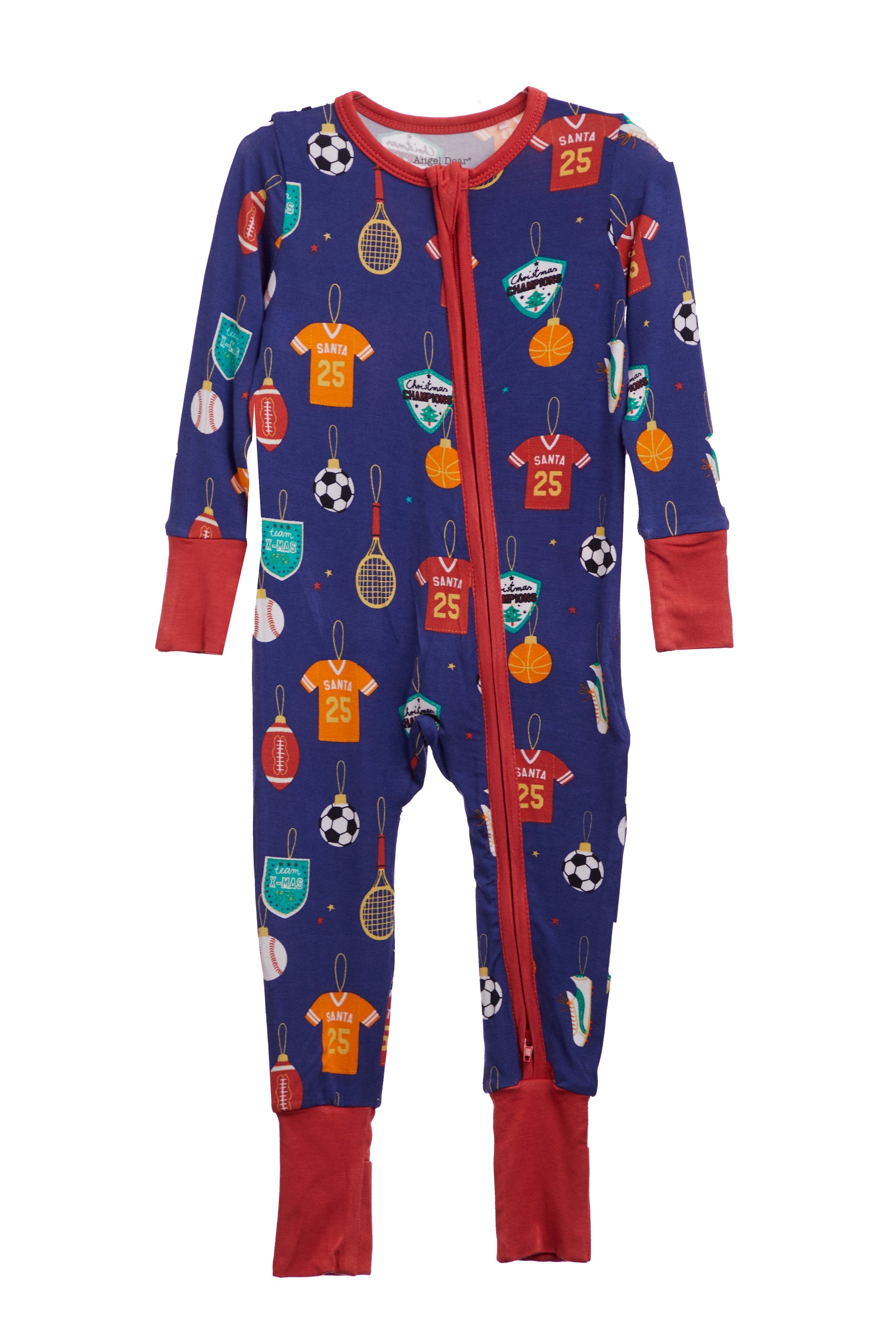 2 Way Zipper Romper- Sports Oranments