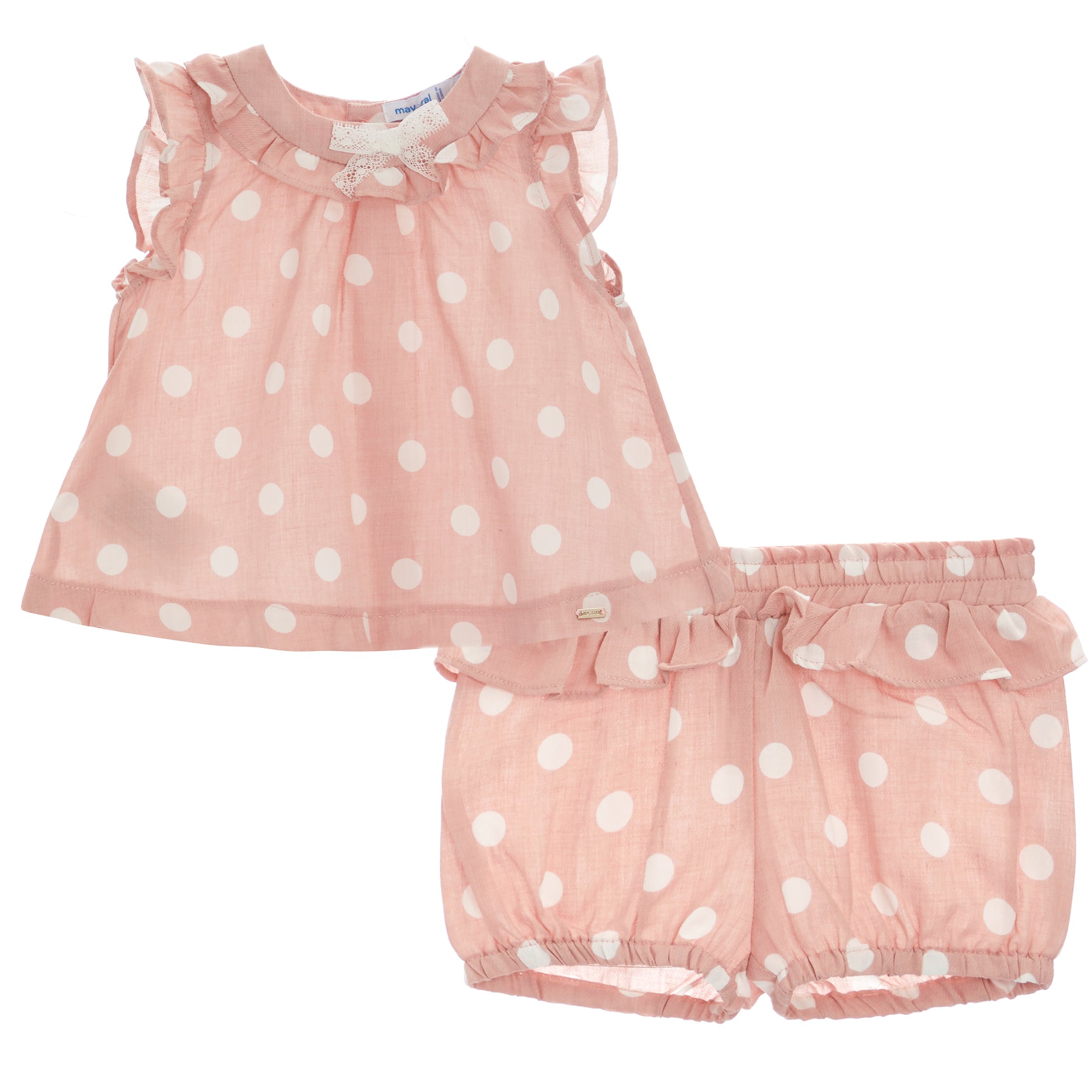 Polka Dot Shorts Set