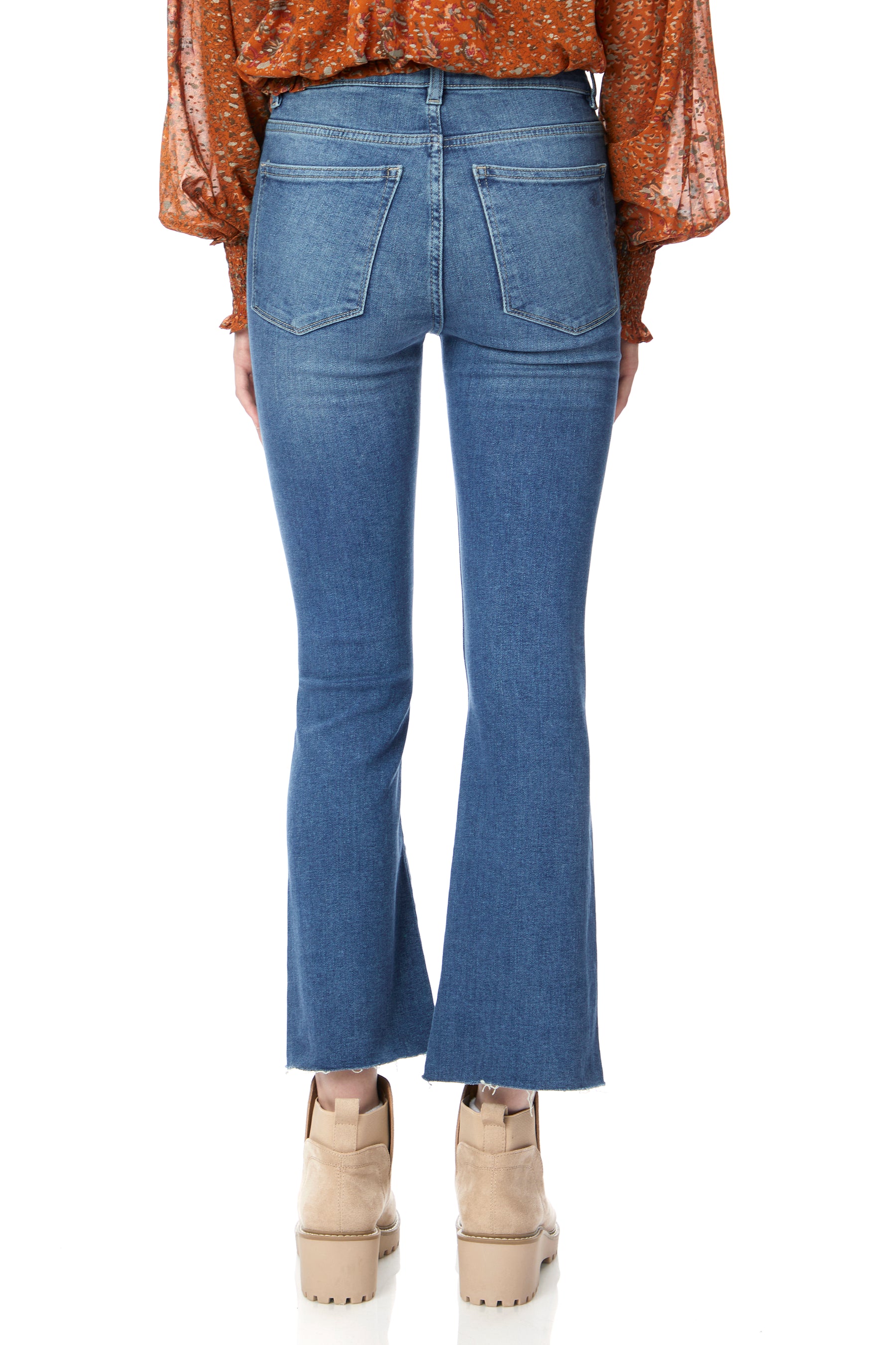 Bridget High Rise Crop Boot Jean