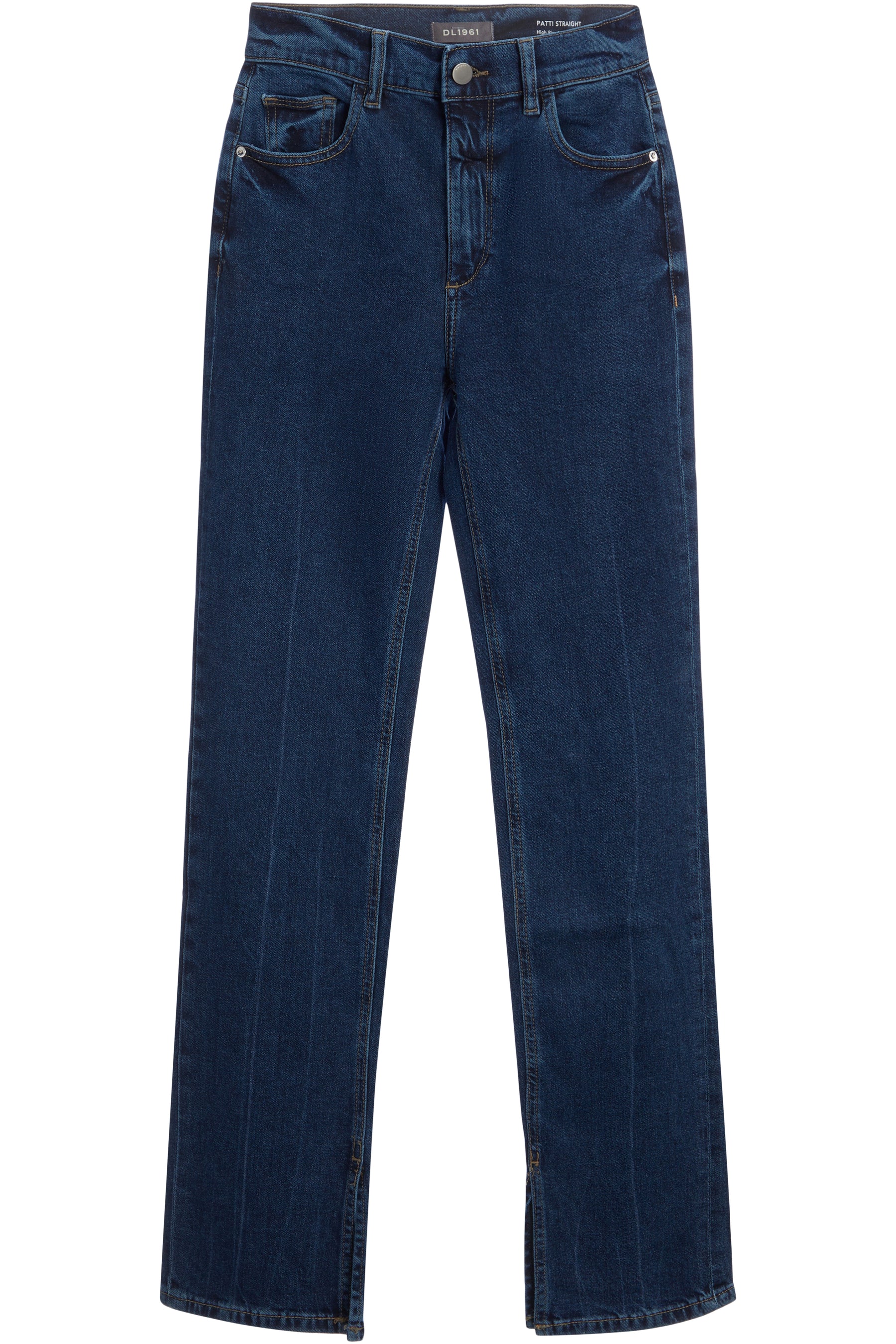 Patti High Rise Straight With Slit