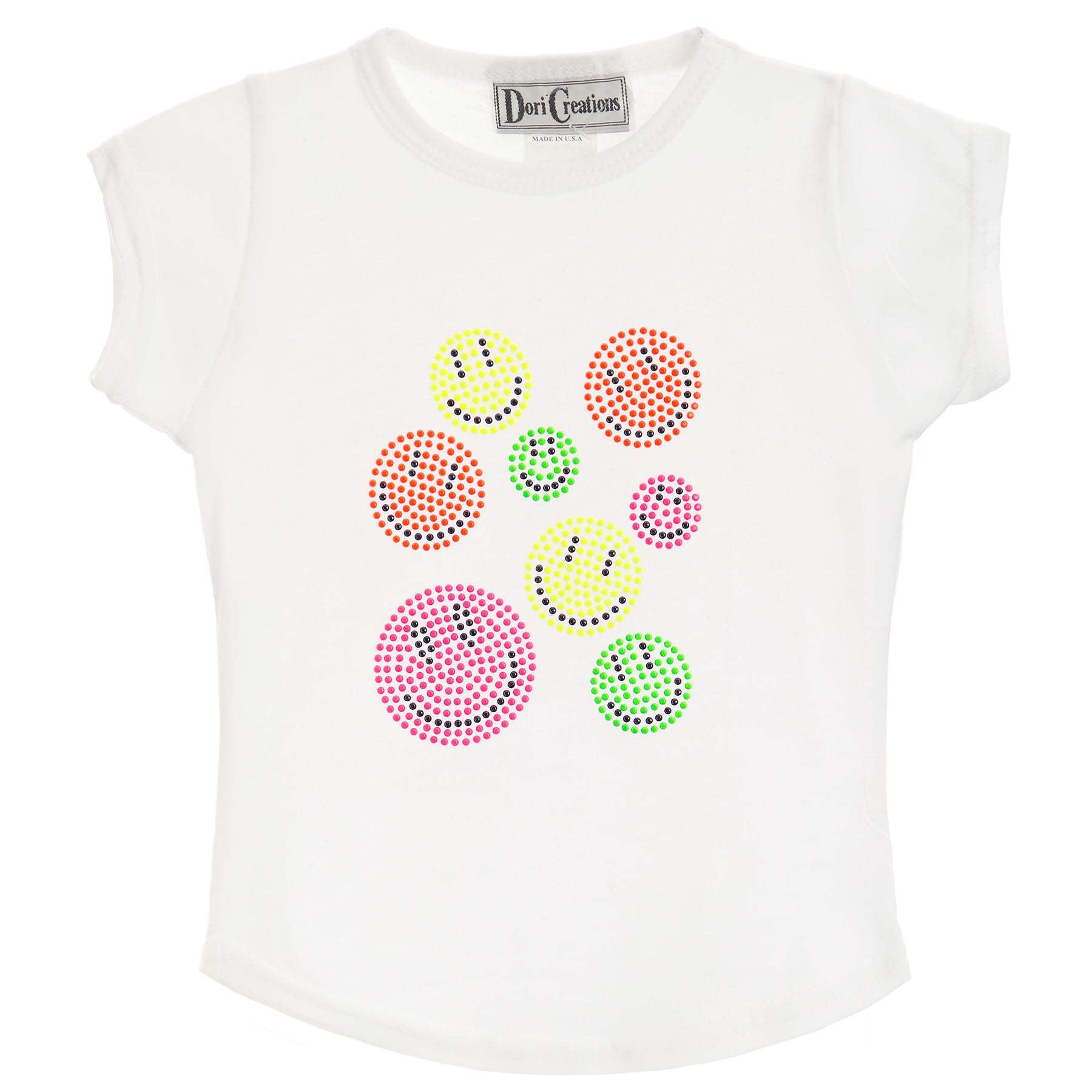 Short Sleeve Tee- Neon Smileys