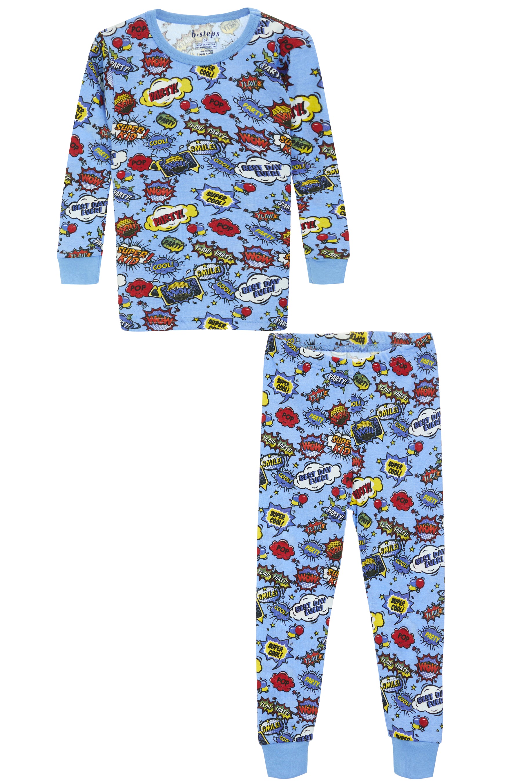Comic Party Two Piece Pajama Set