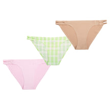 S/3 Two Scoops Fused String Bikinis