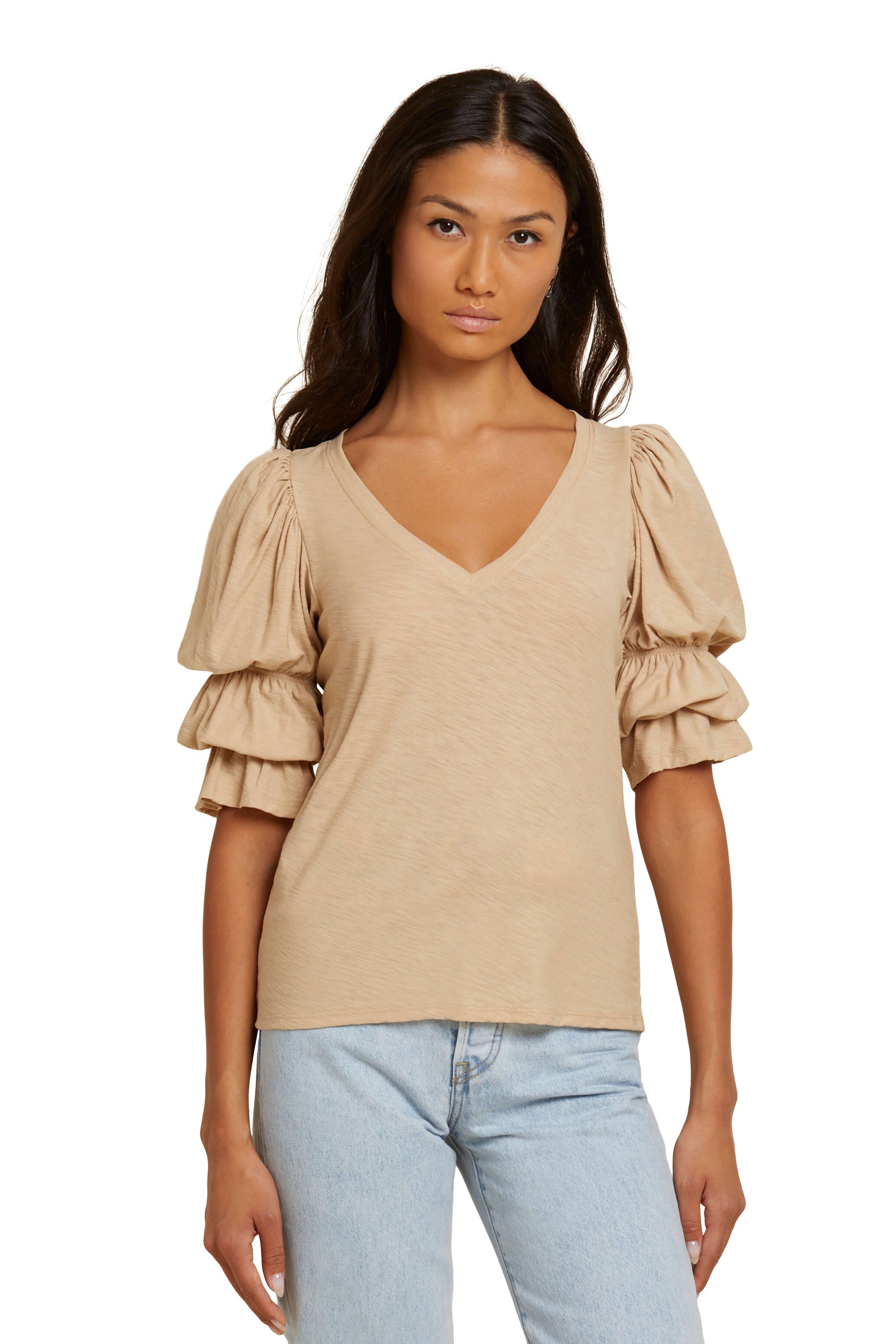Katana Romantic Sleeve V-Neck