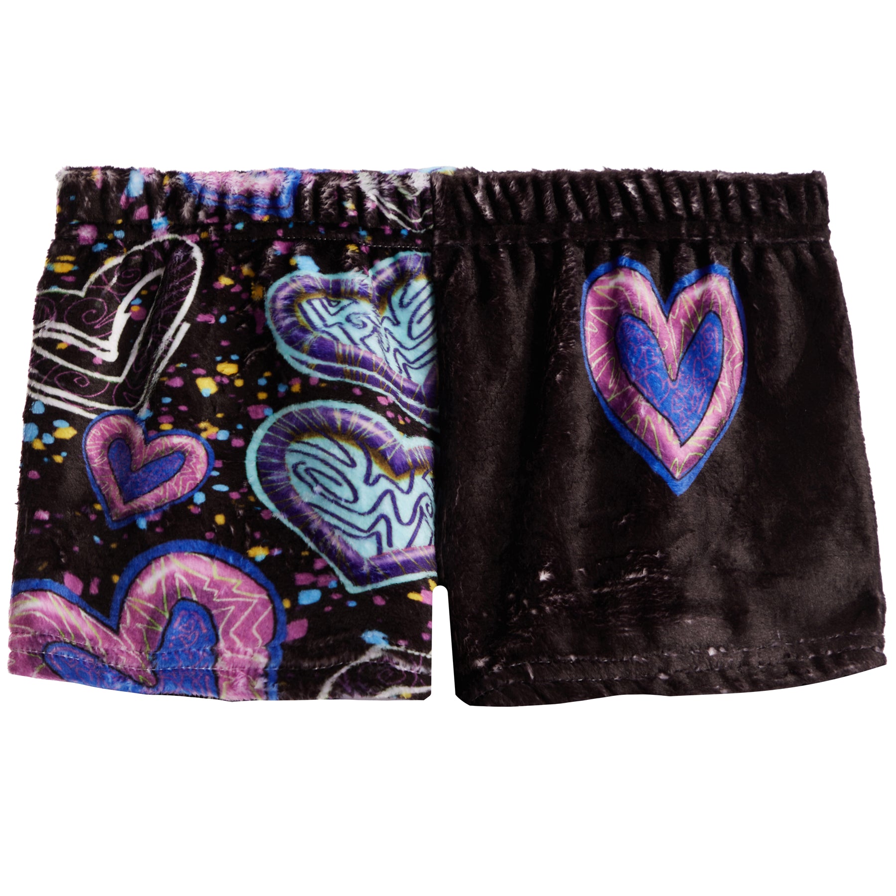 Swiggle Hearts Fuzzy Lounge Short