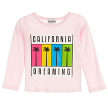 1x1 Rib Long Sleeve Tee- Cali Dreaming