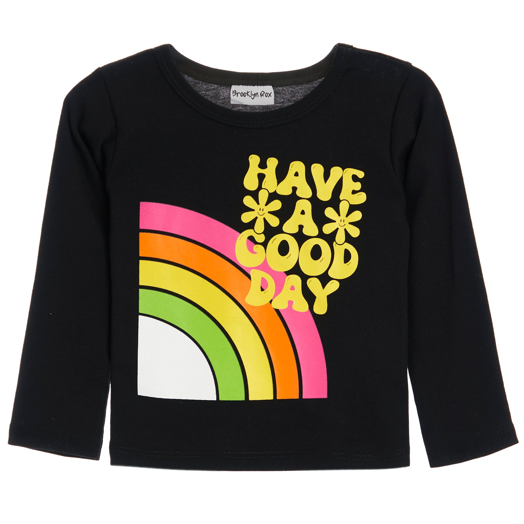 1x1 Rib Long Sleeve Tee- Good Day