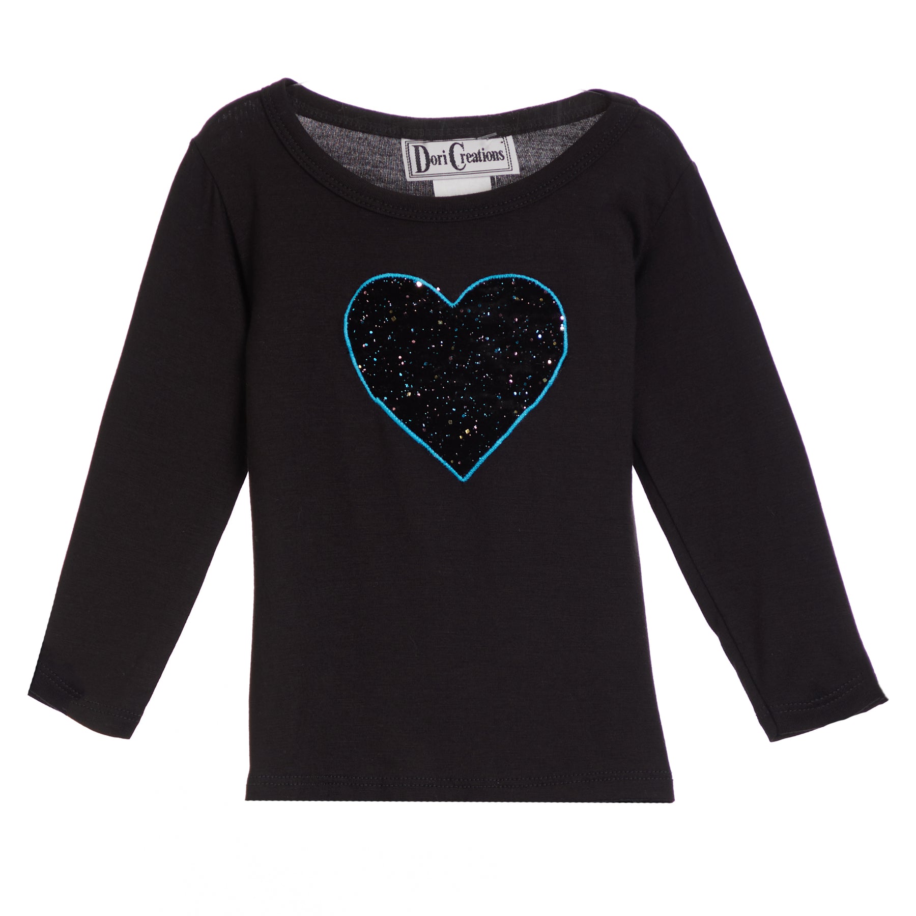 L/S Tee with Velvet Heart