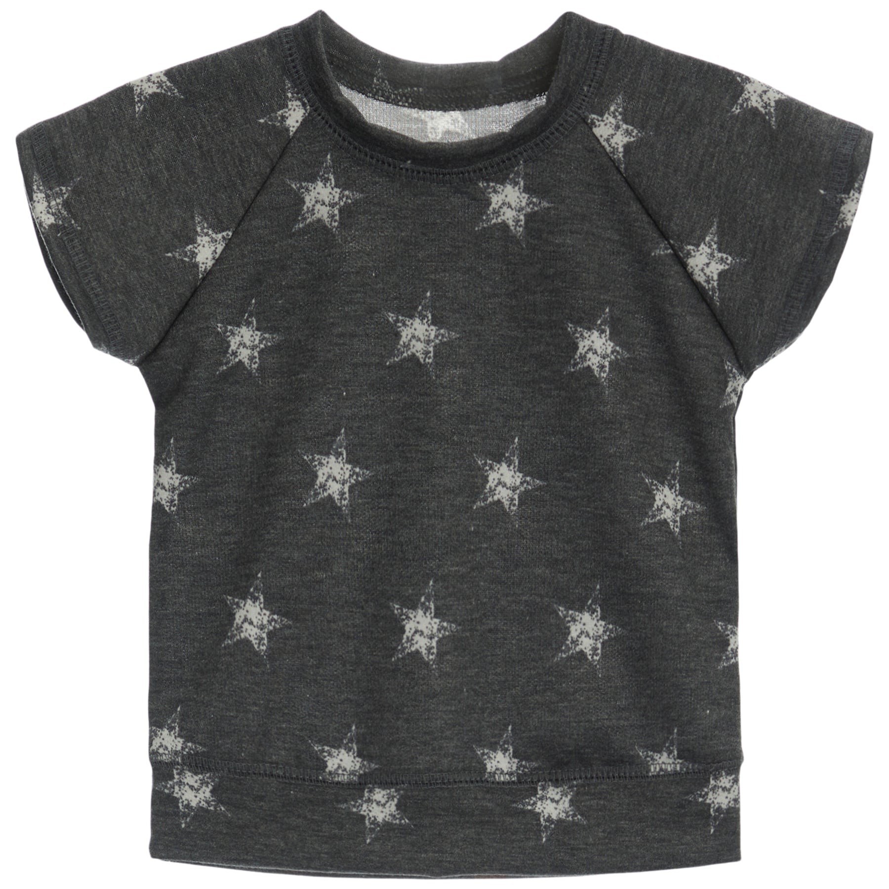 Short Sleeve Raglan Sweatshirt with Stars