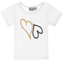 Short Sleeve Tee- Gold Heart