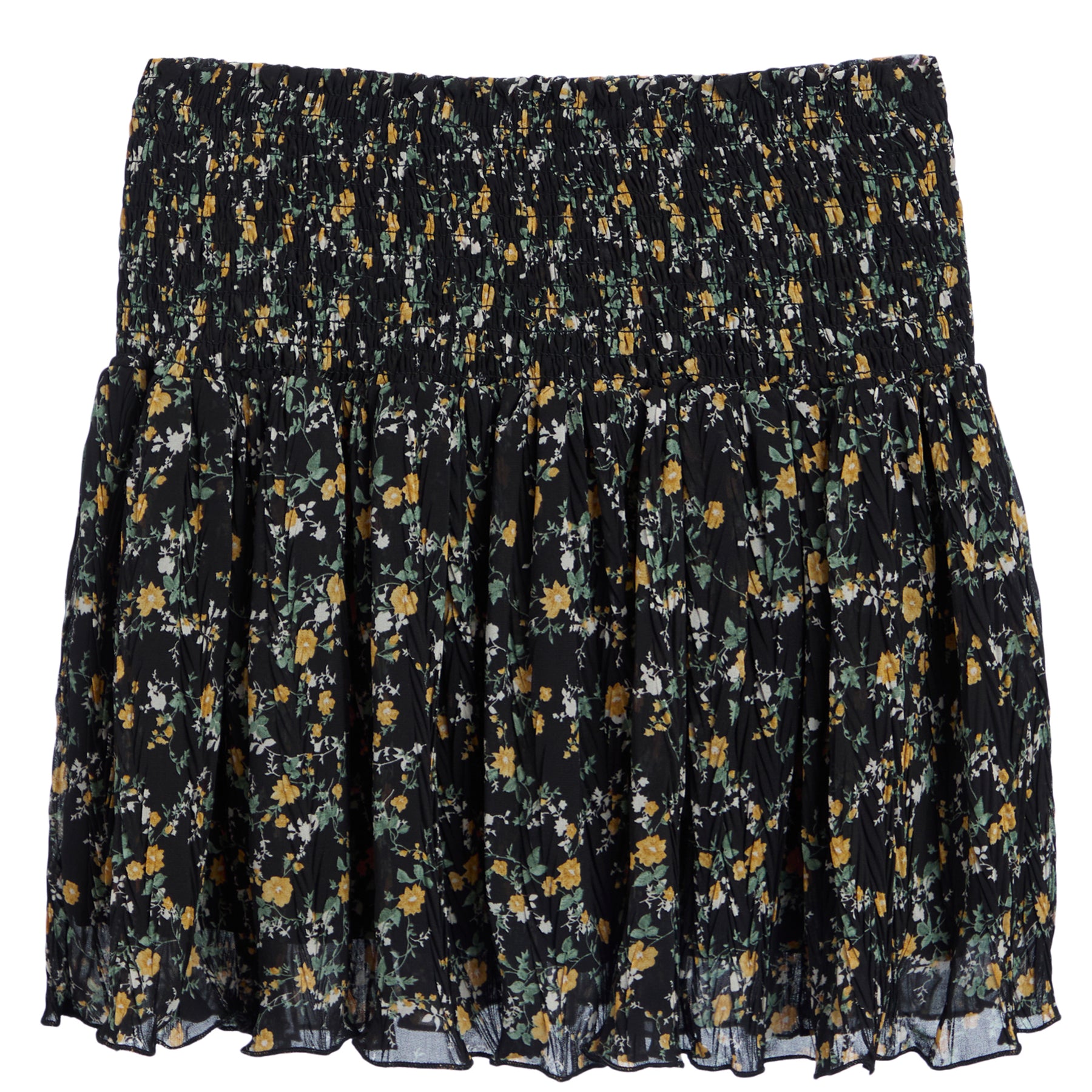 Embossed Floral Skirt
