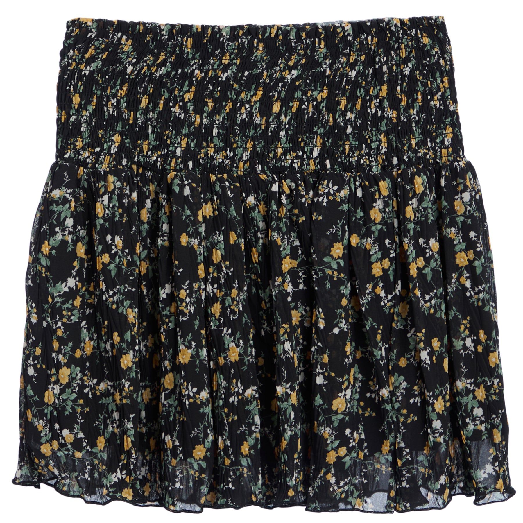 Embossed Floral Skirt