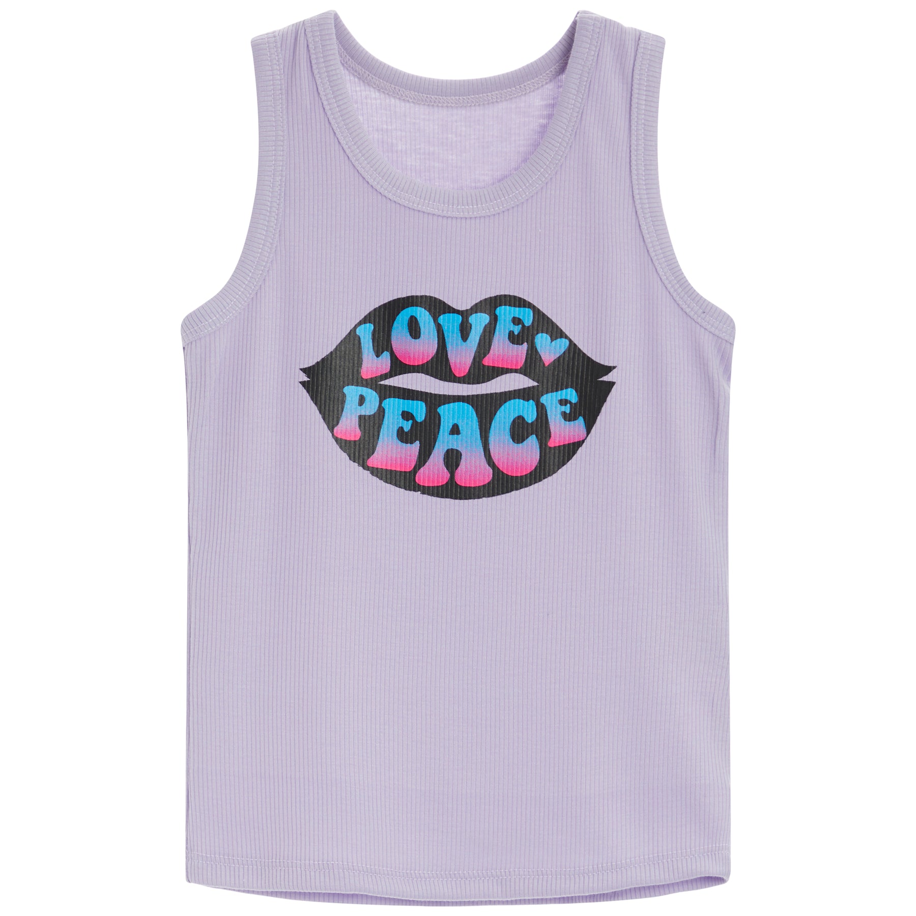 Love Peace Rib Tank