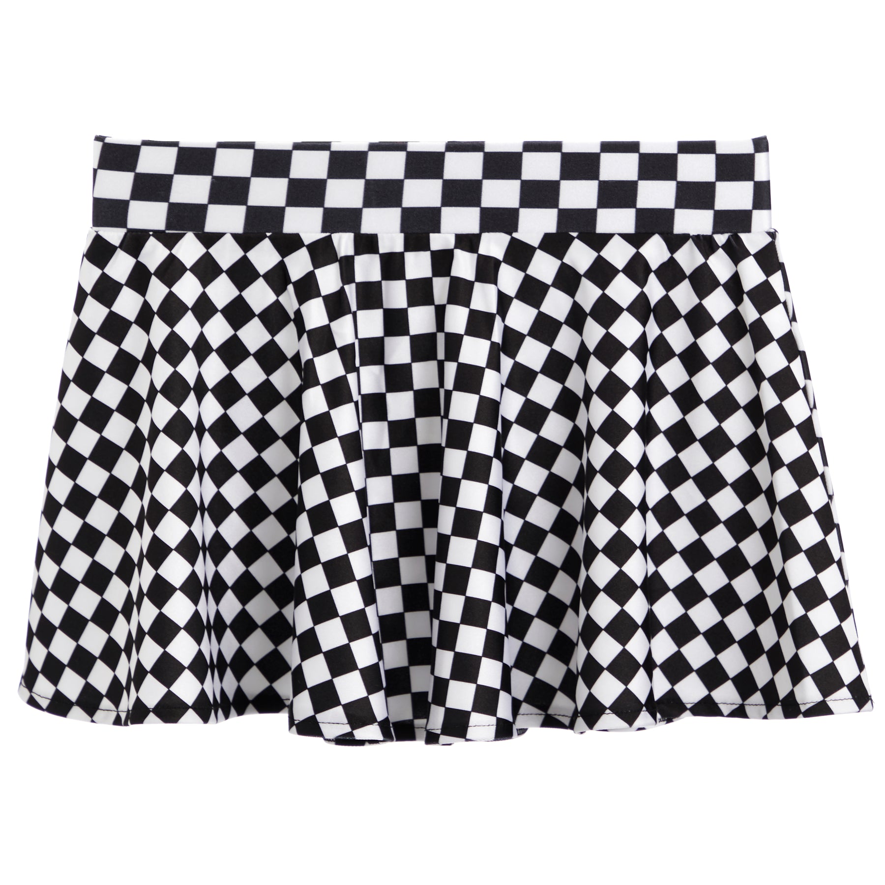Racing Check Skater Skirt