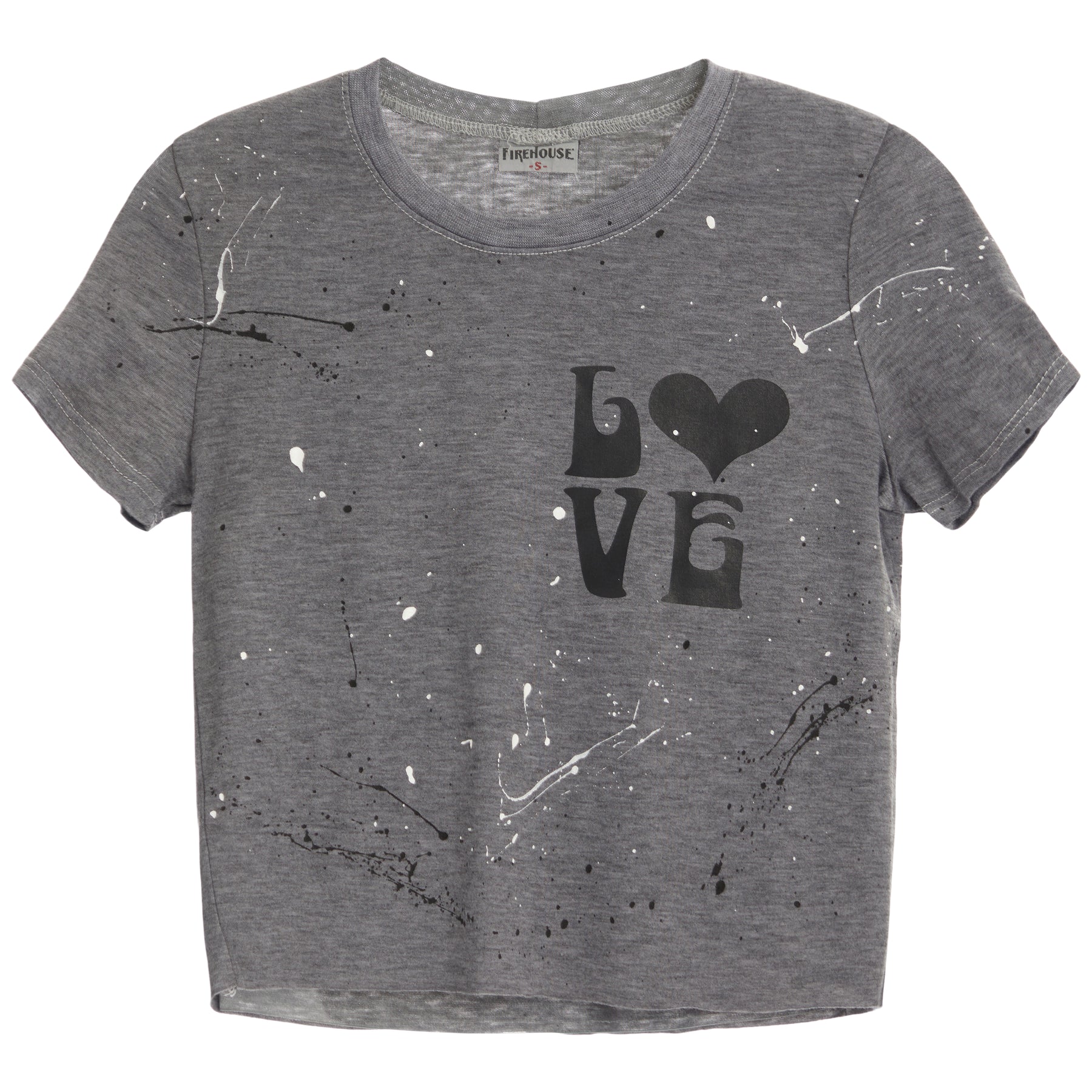 Heart Love Splatter Tee