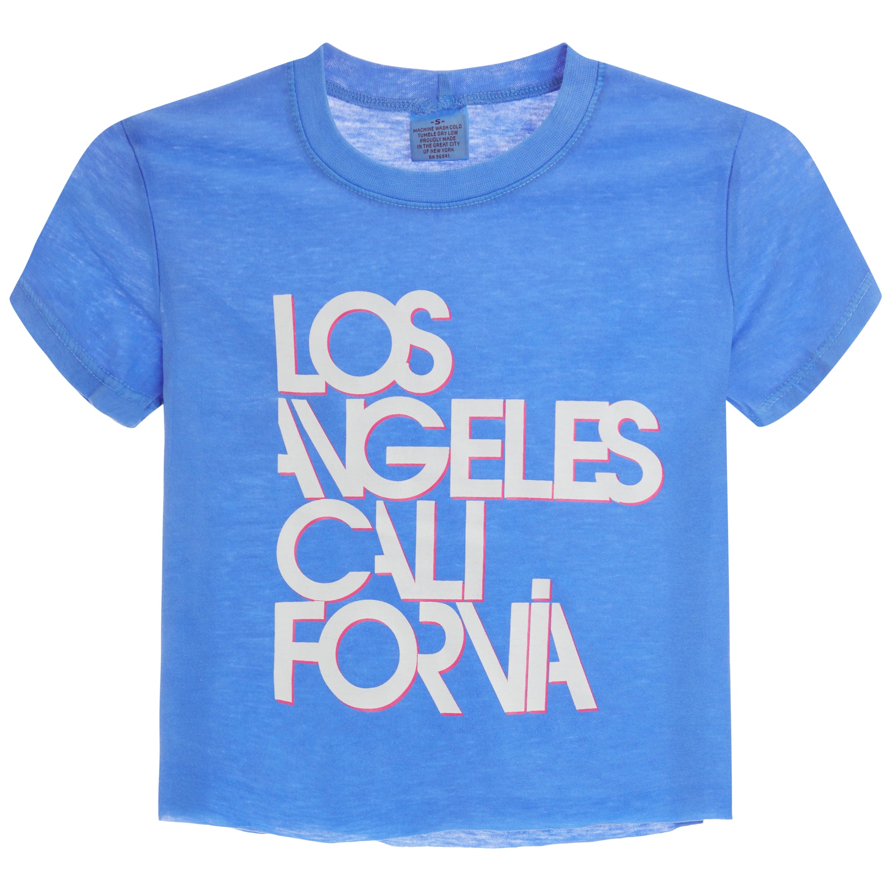 Los Angeles California Crop Tee