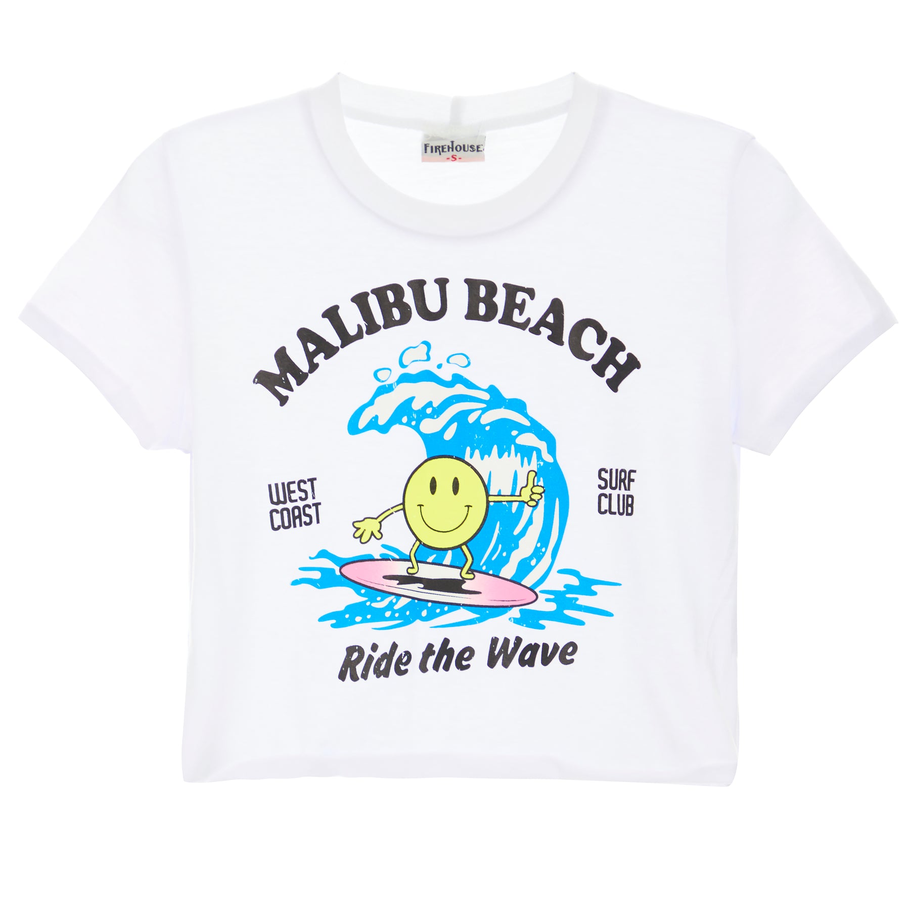 Malibu Beach Crop Tee