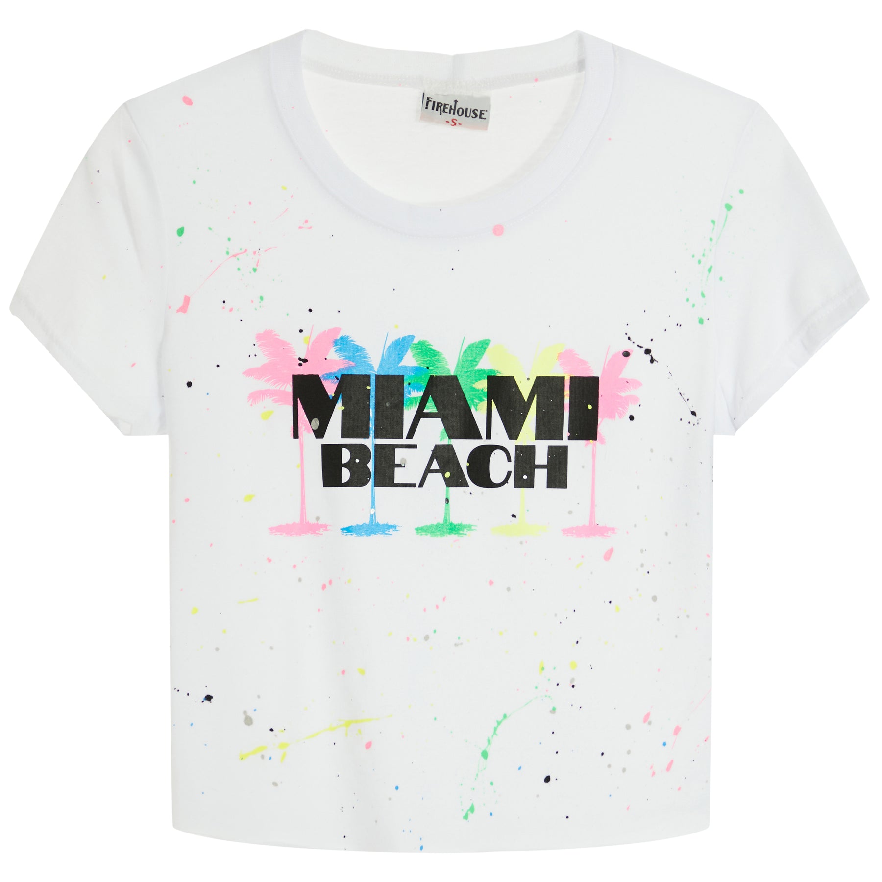 Miami Beach Splatter Tee