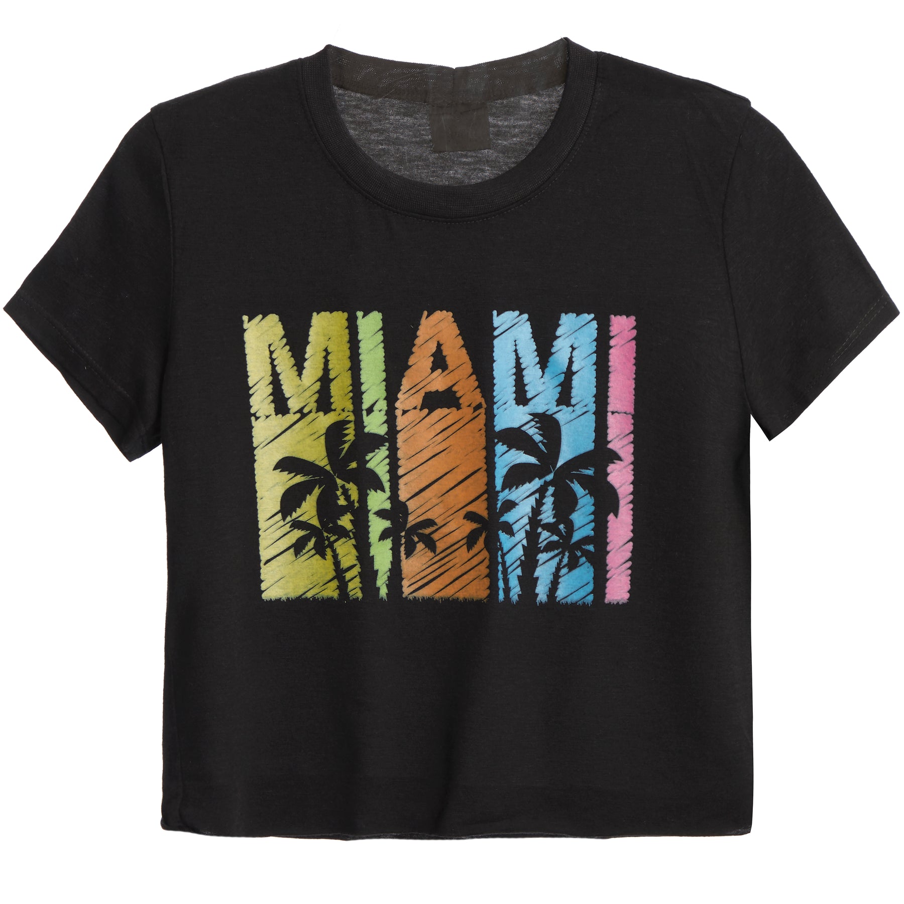 Miami Palm Tree Short Sleeve Tee