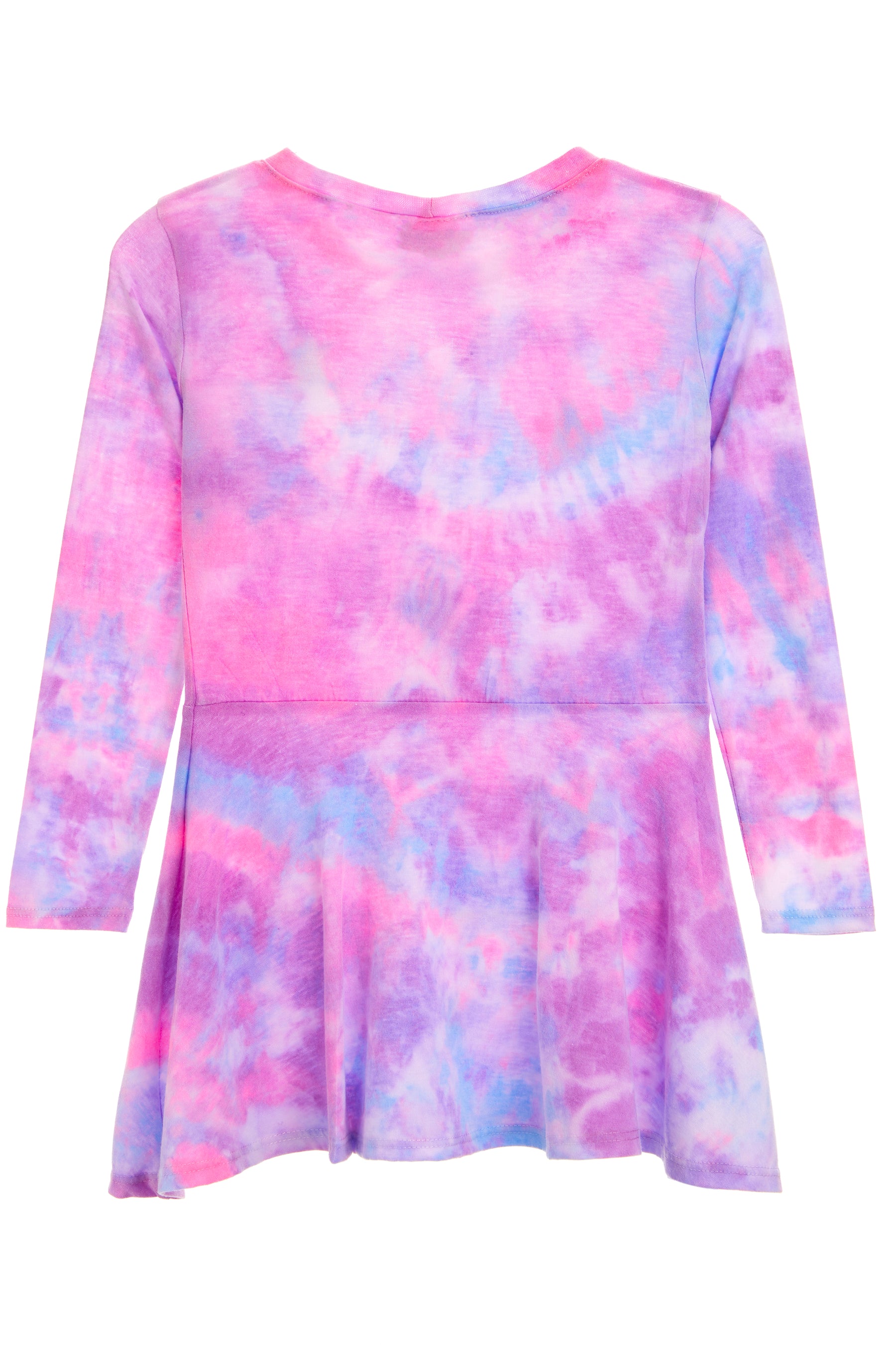Charlie Tie Dye Dress with Black Star Toss