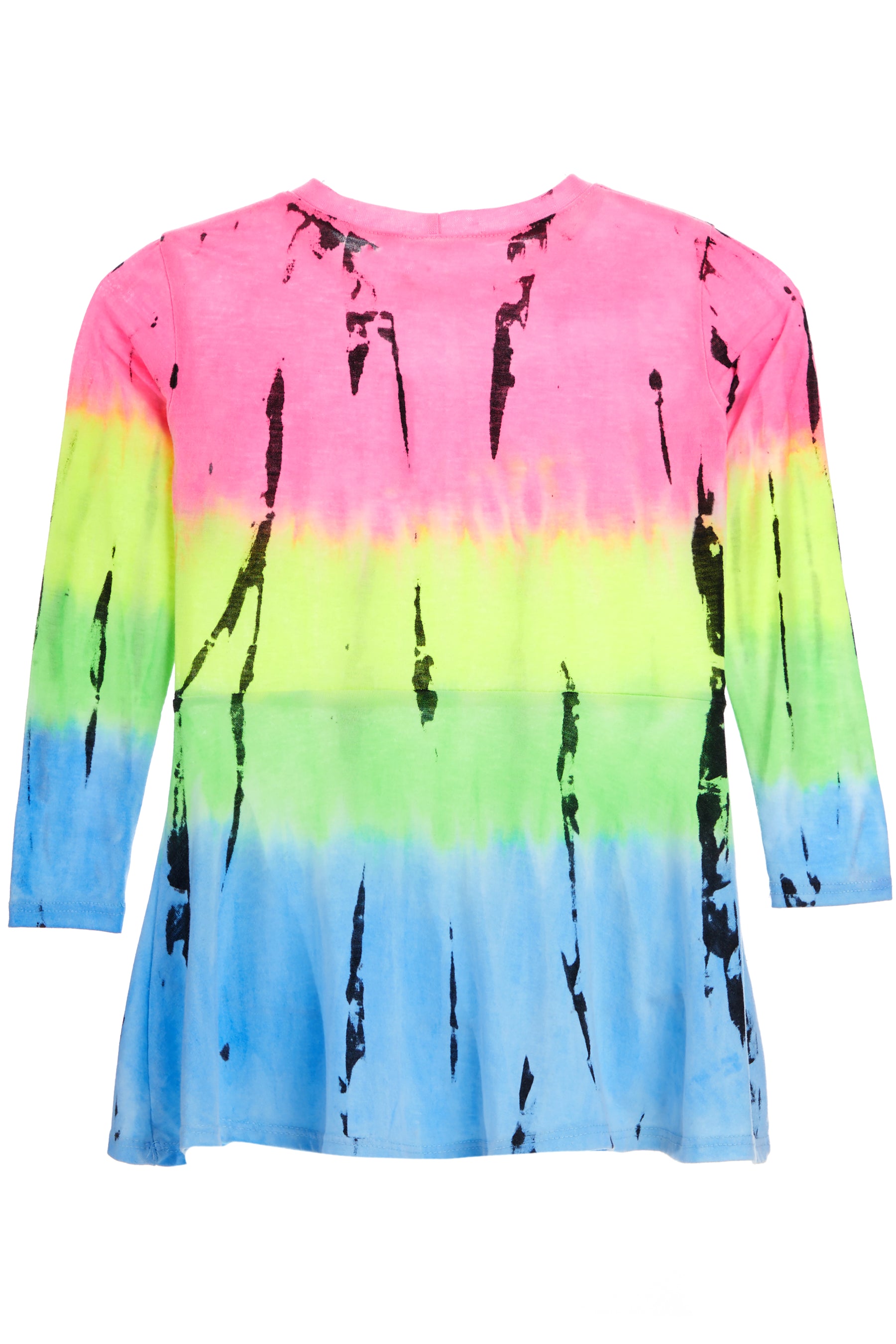 Long Sleeve Tie Dye Dress