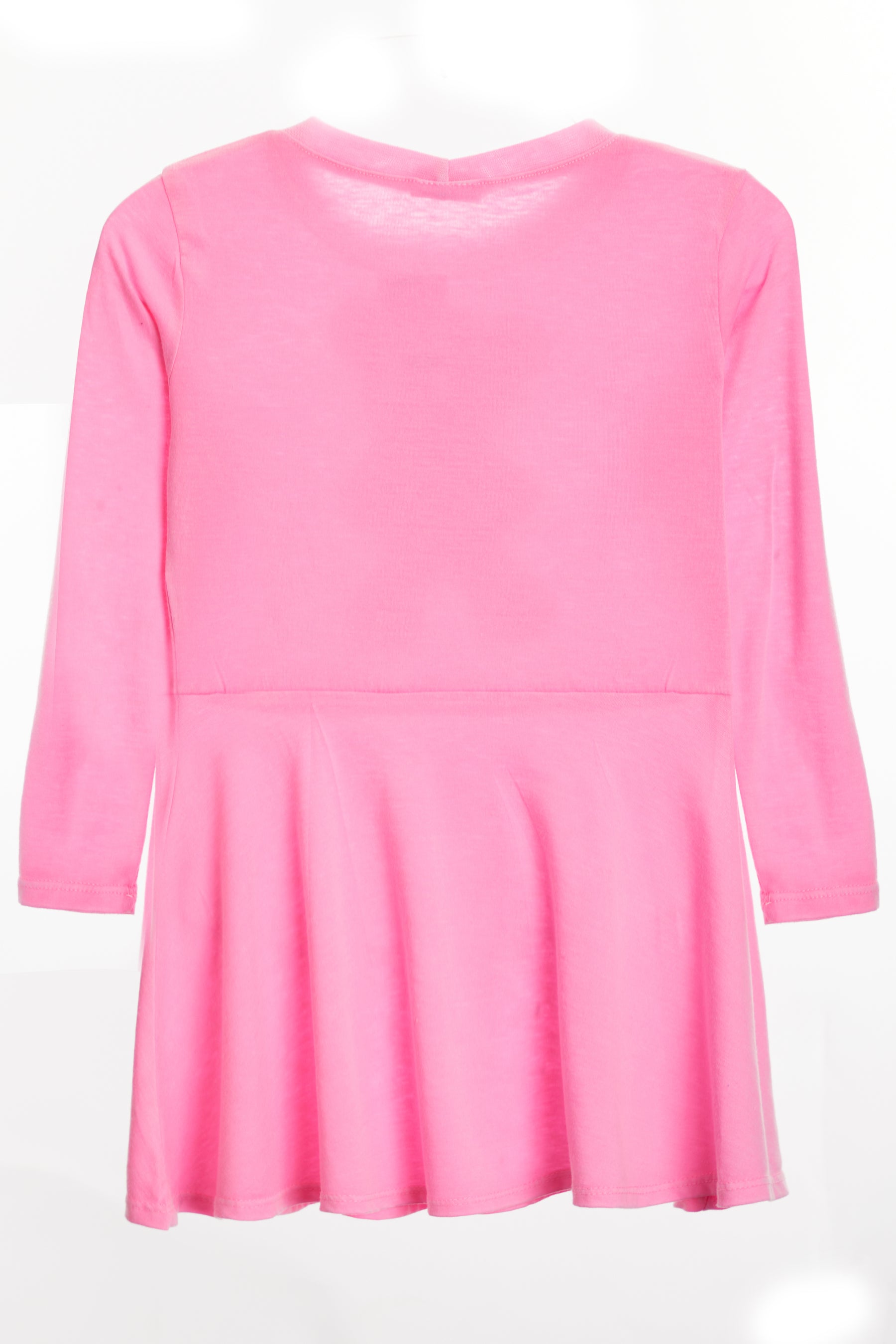 Long Sleeve Dress with Bear & Splatter