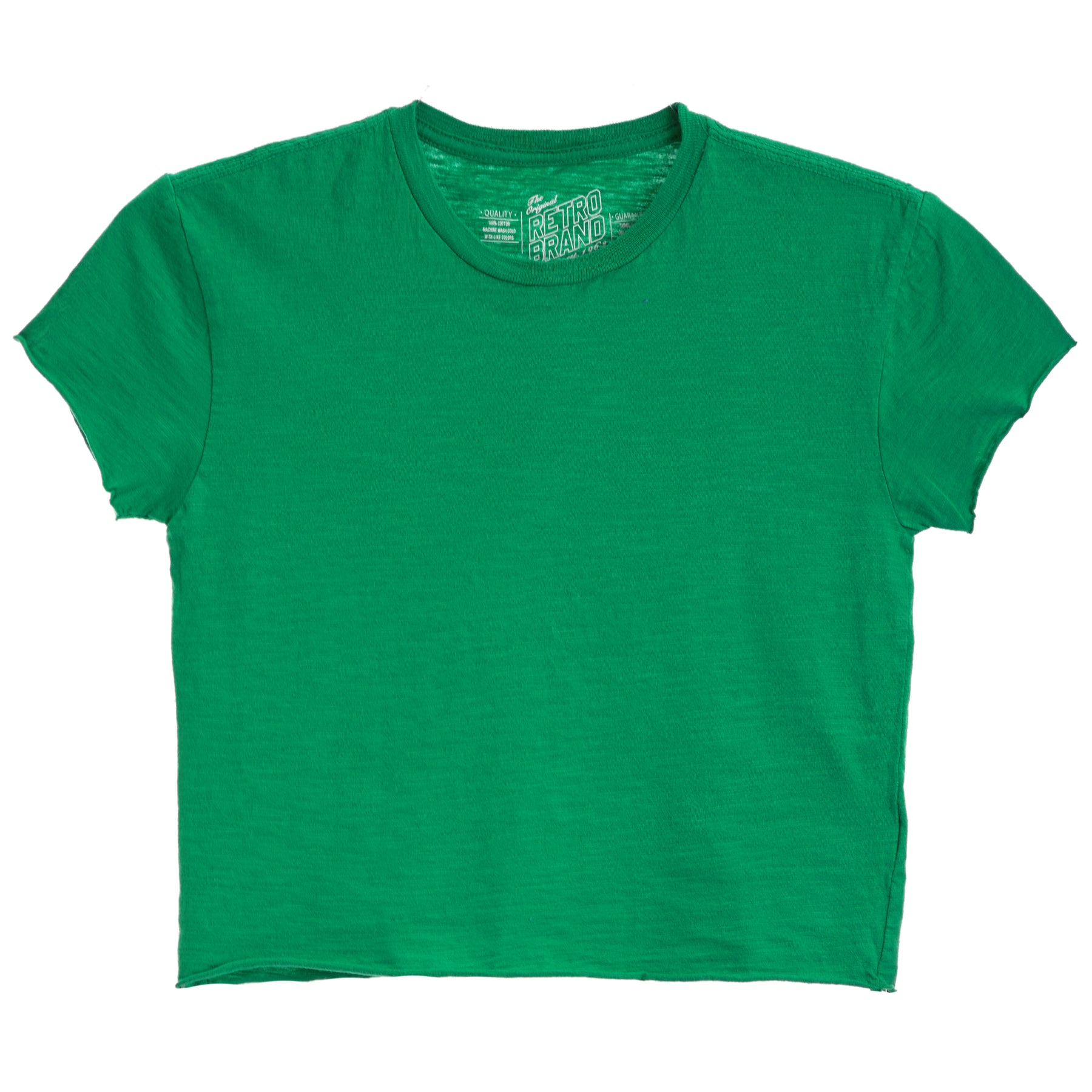 Solid Cropped Tee