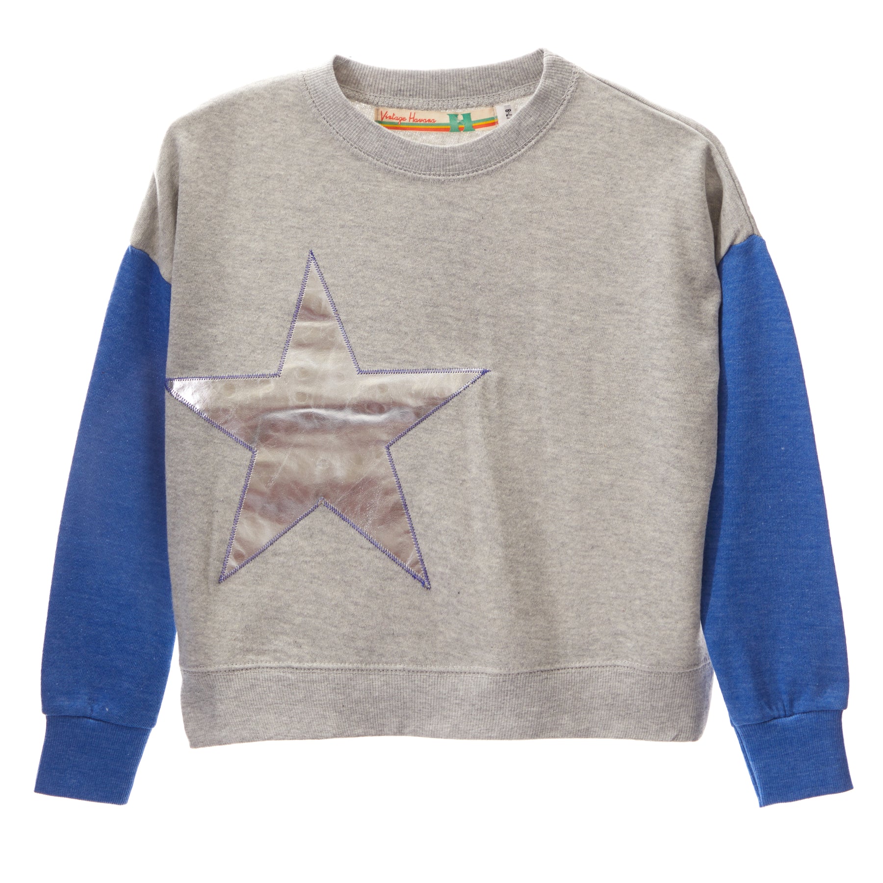 Star Patch Raglan Crew