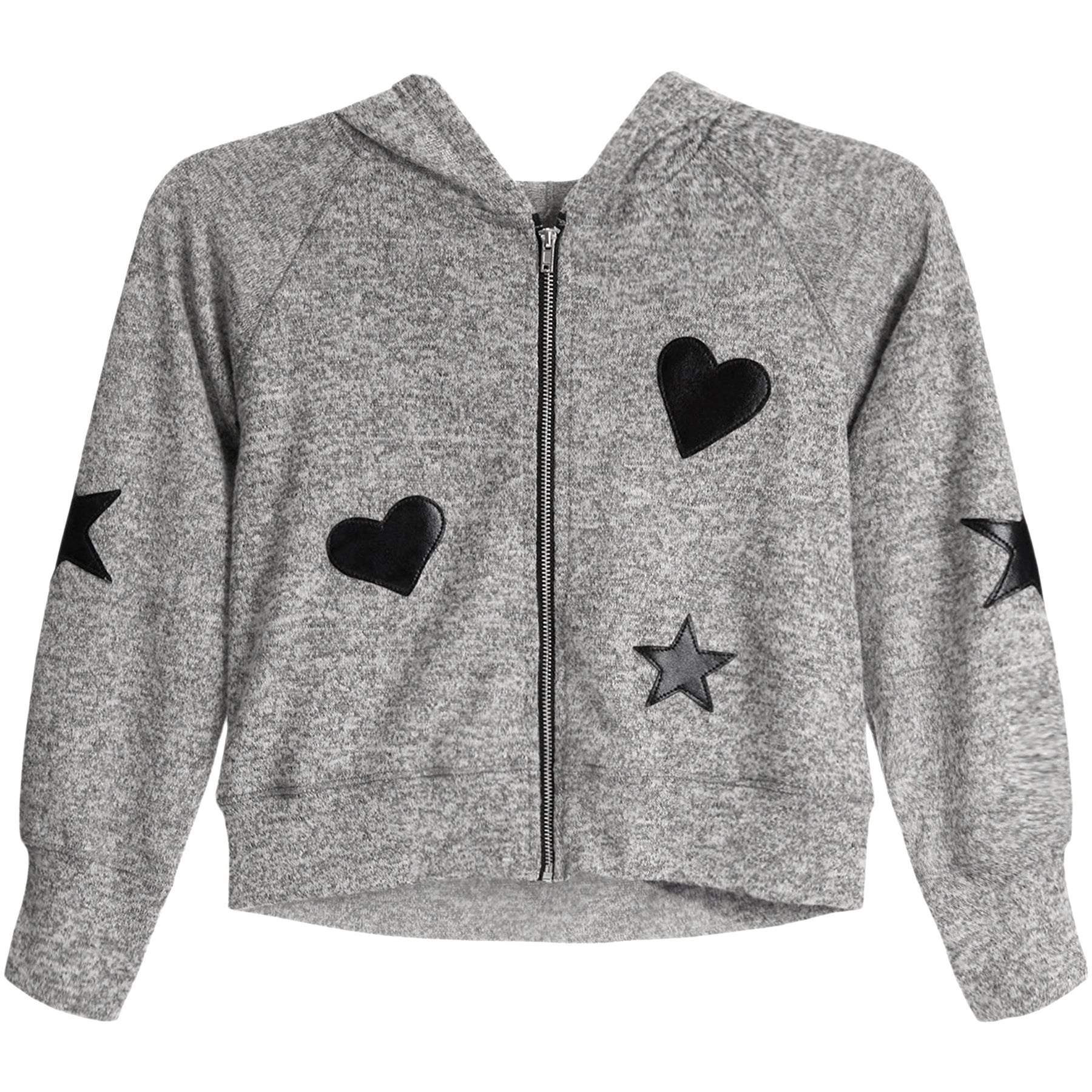 Zip Hoodie- Hearts & Stars