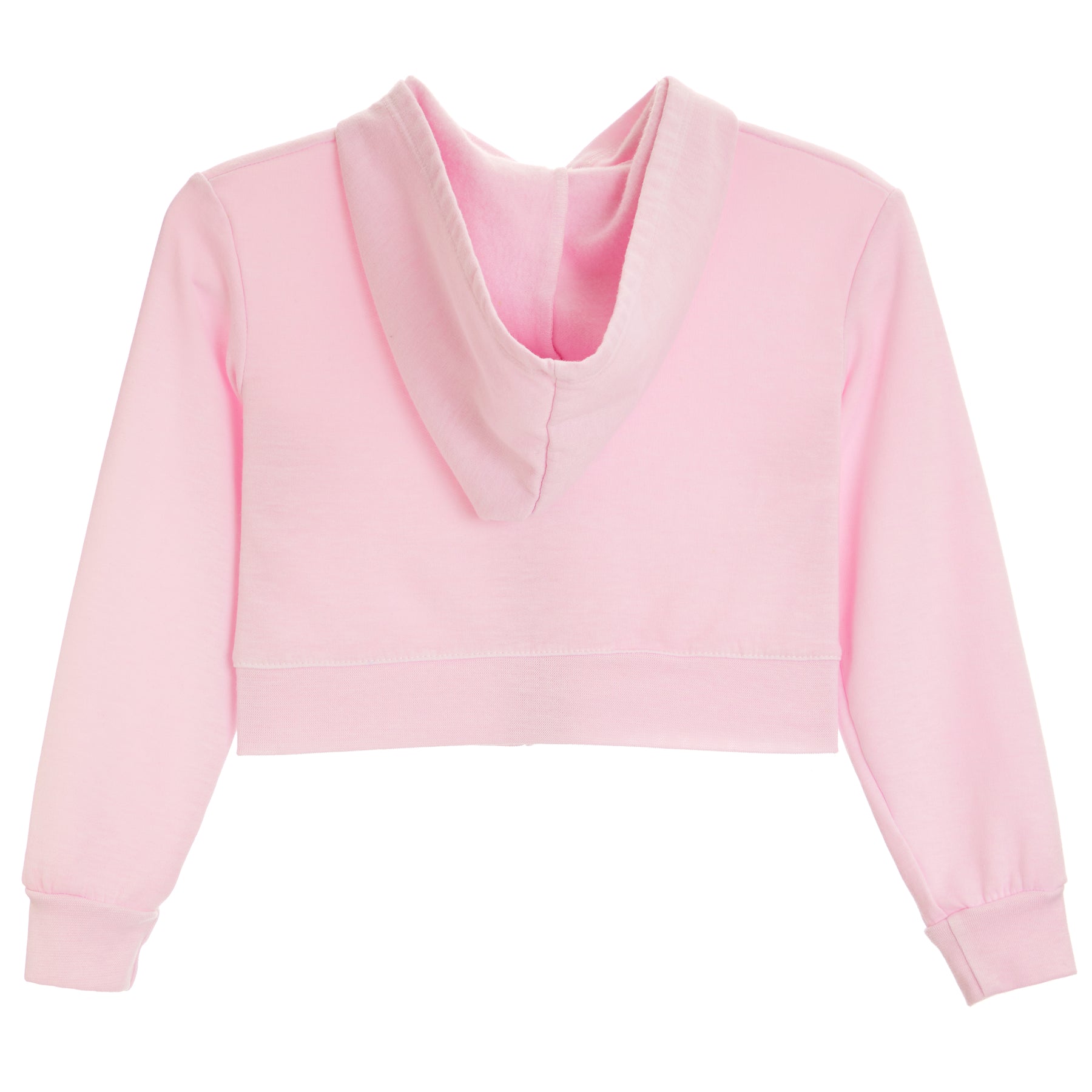 Crop Fleece Zip Hoodie