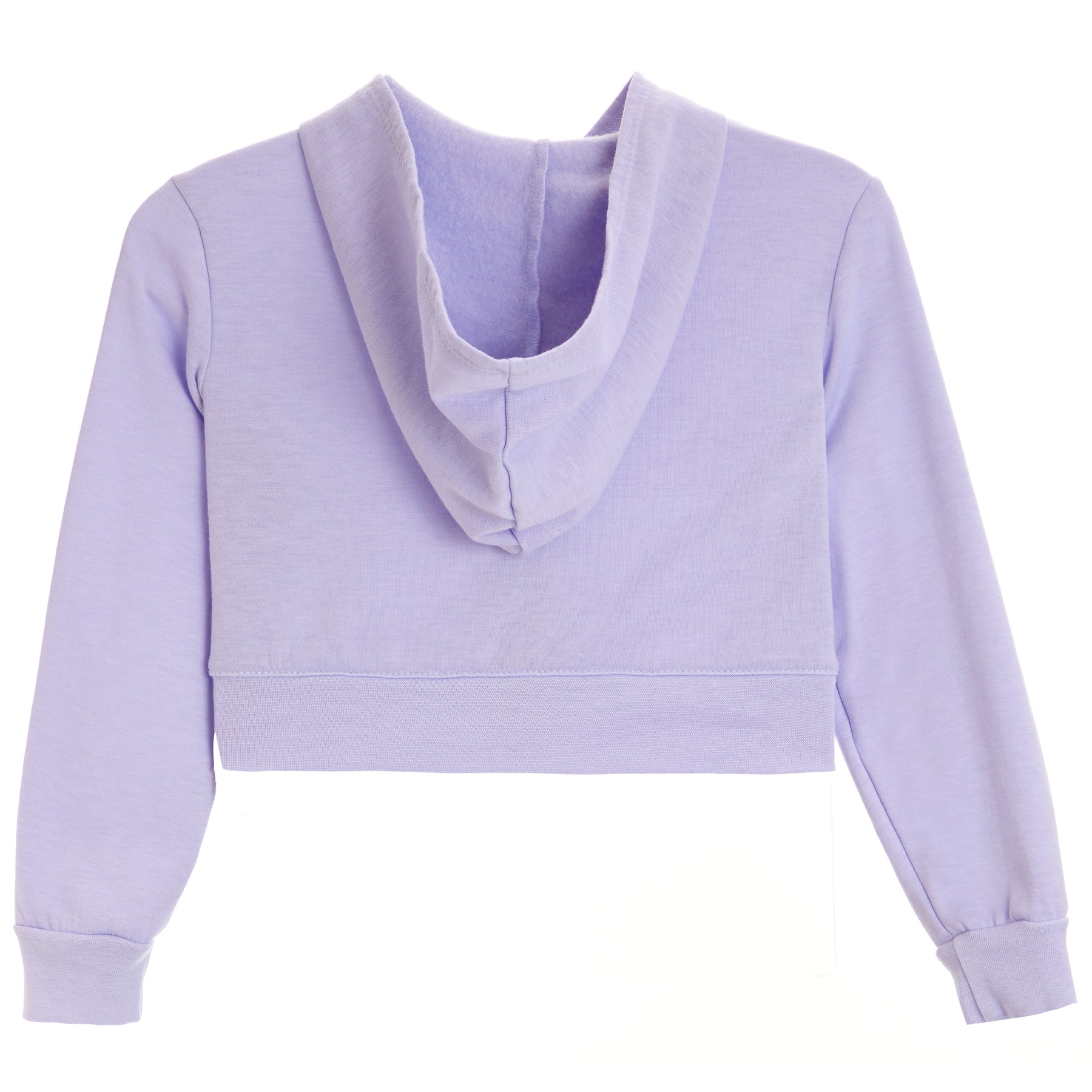 Crop Fleece Zip Hoodie