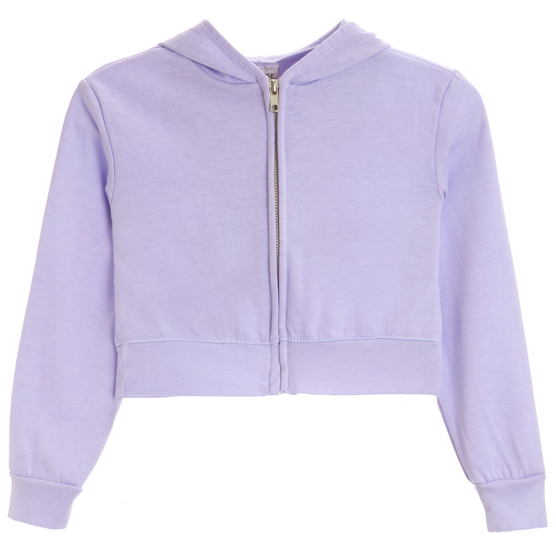 Crop Fleece Zip Hoodie