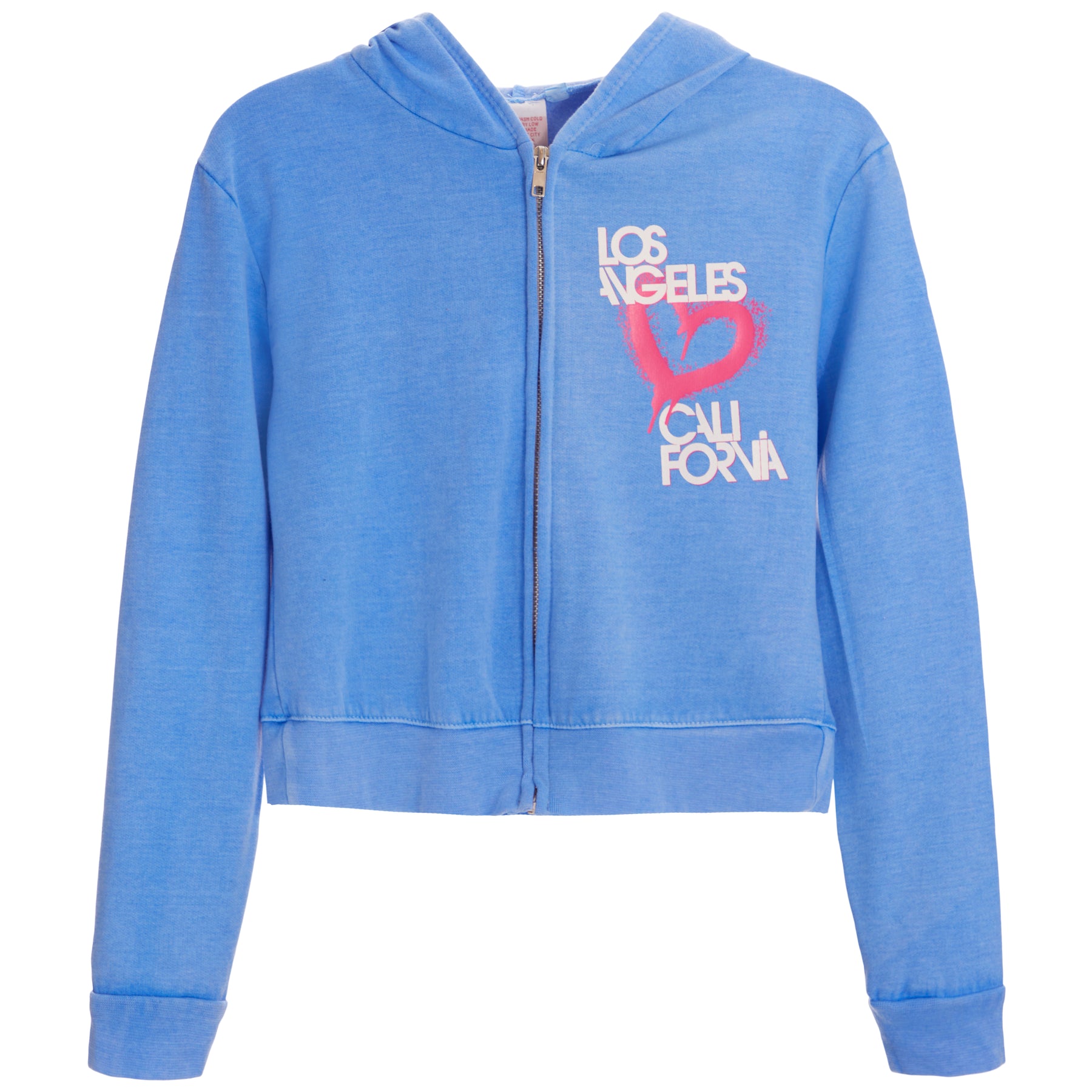 Los Angeles California Fleece Zip Hoodie