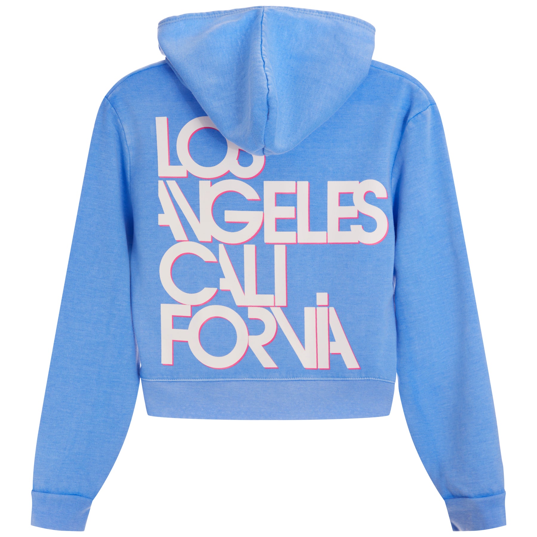Los Angeles California Fleece Zip Hoodie