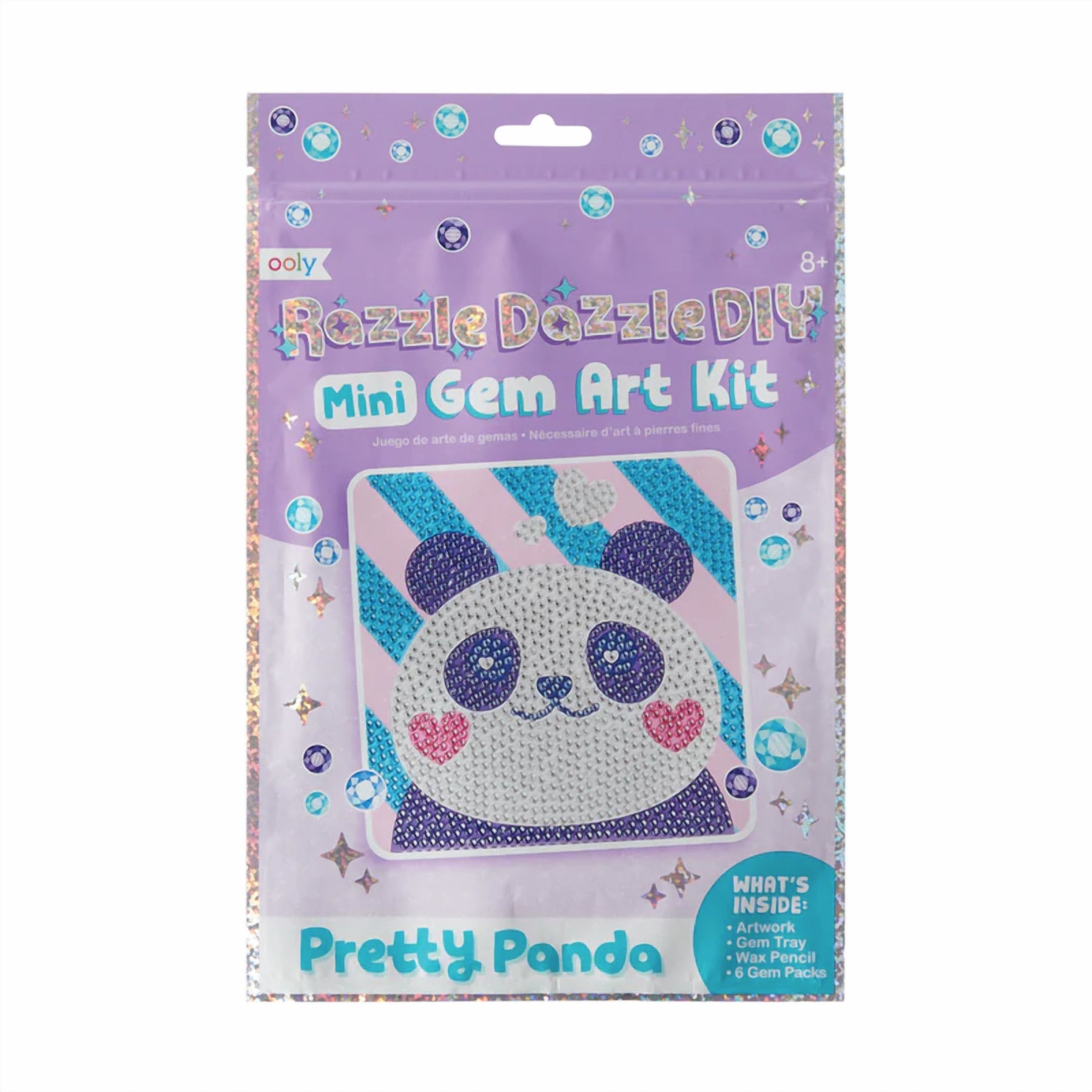 Razzle Dazzle DIY Mini Gem Art Kit Pretty Panda