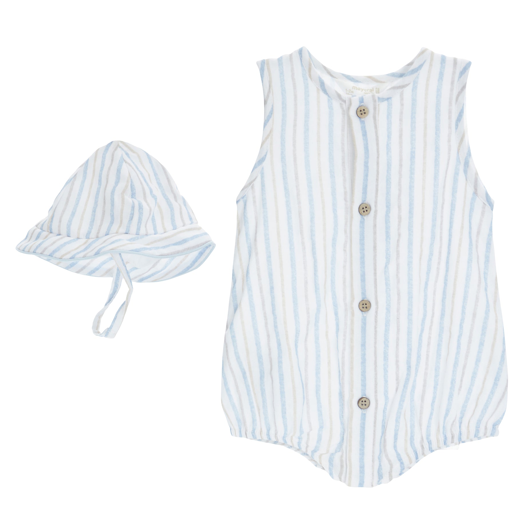 2 Pc Set- Romper with Hat