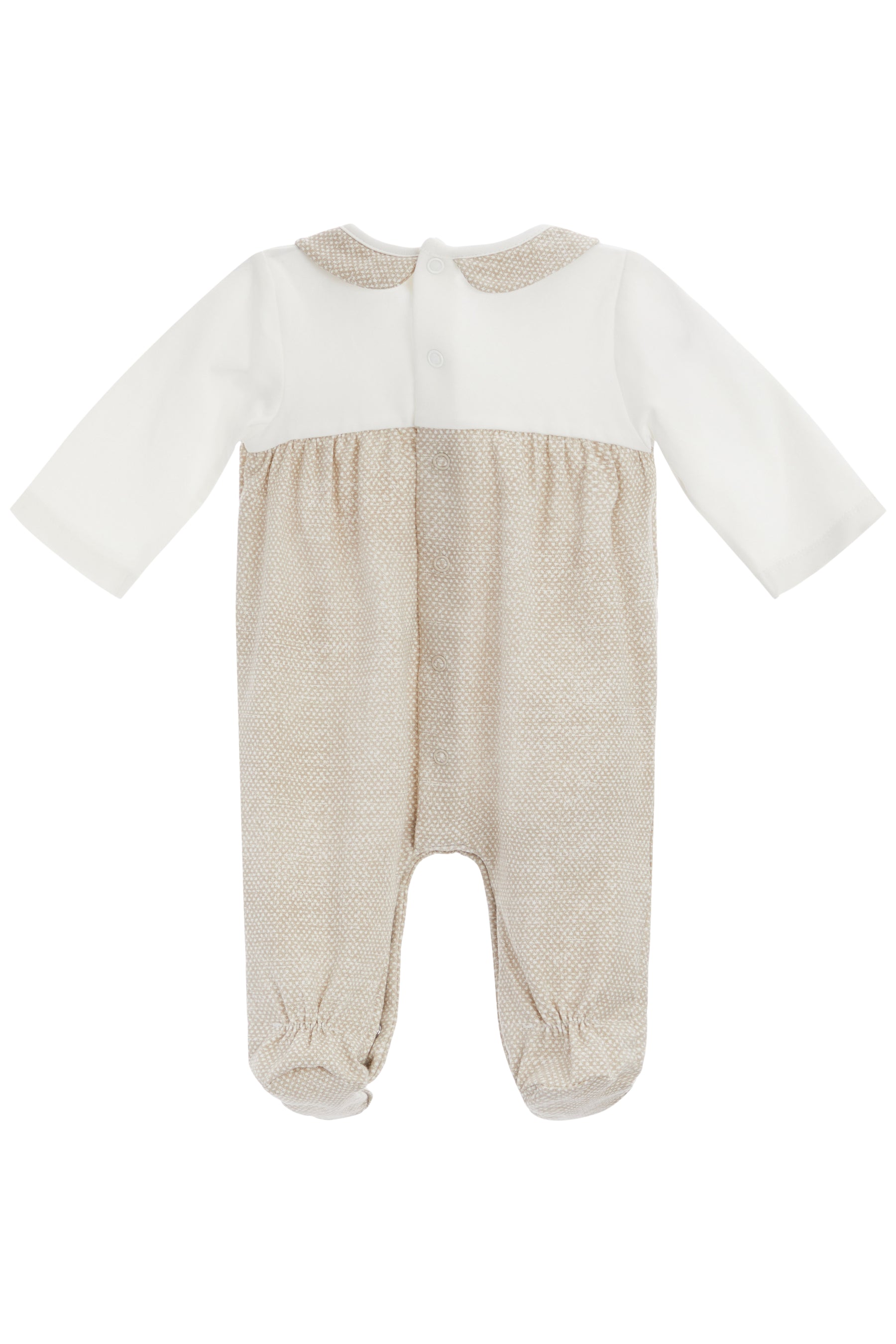 Collared Knit Footie