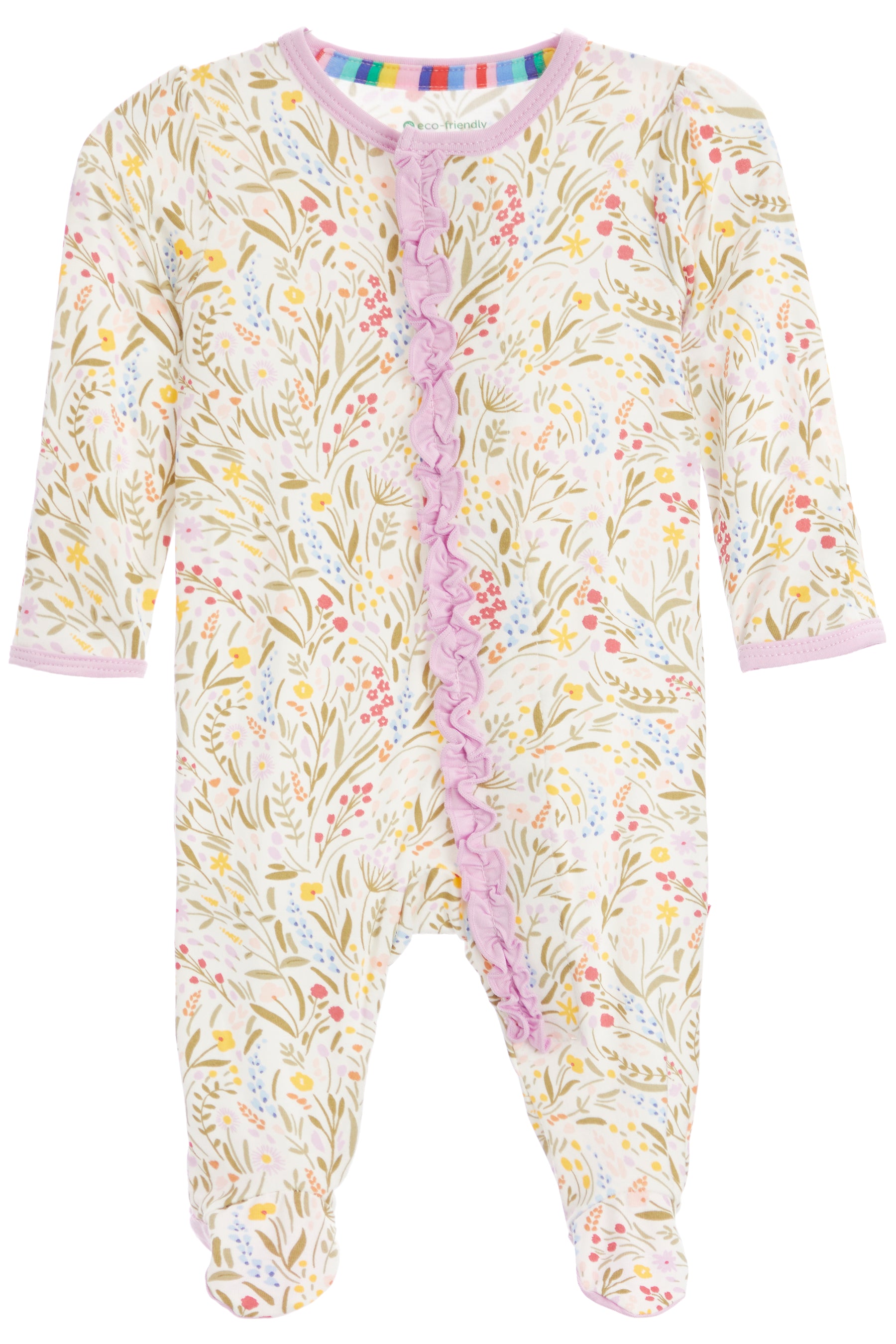 Modal Ruffle Footie- Ashleigh