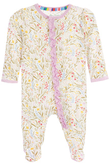 Modal Ruffle Footie- Ashleigh