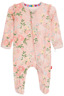 Modal Ruffle Footie- Ainslee