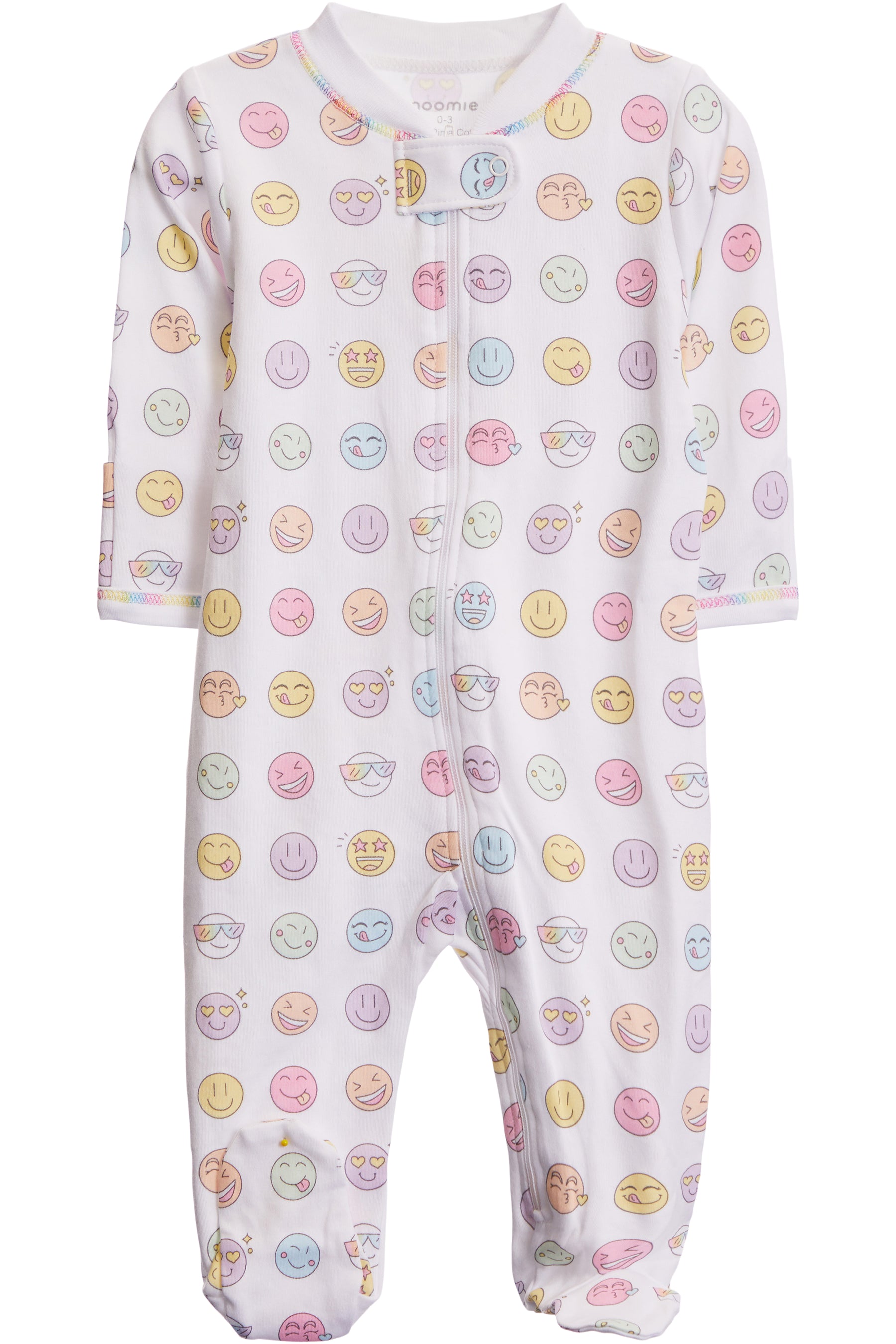 Footie- Rainbow Smiley