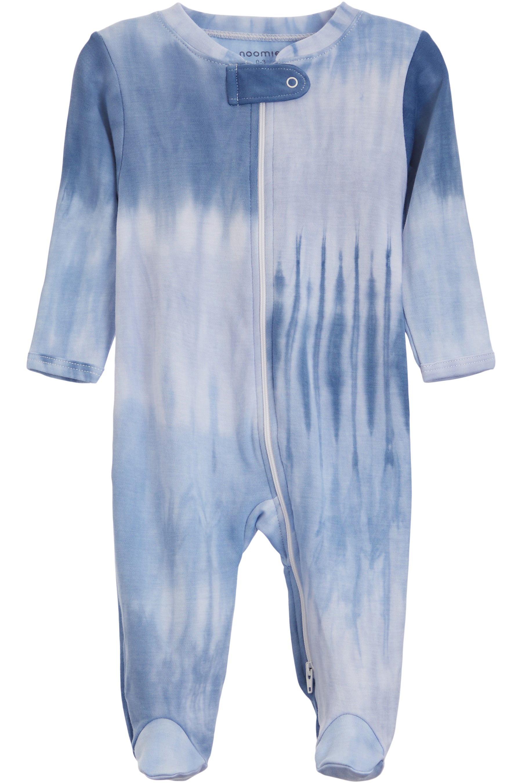 Footie-Blue Tie Dye