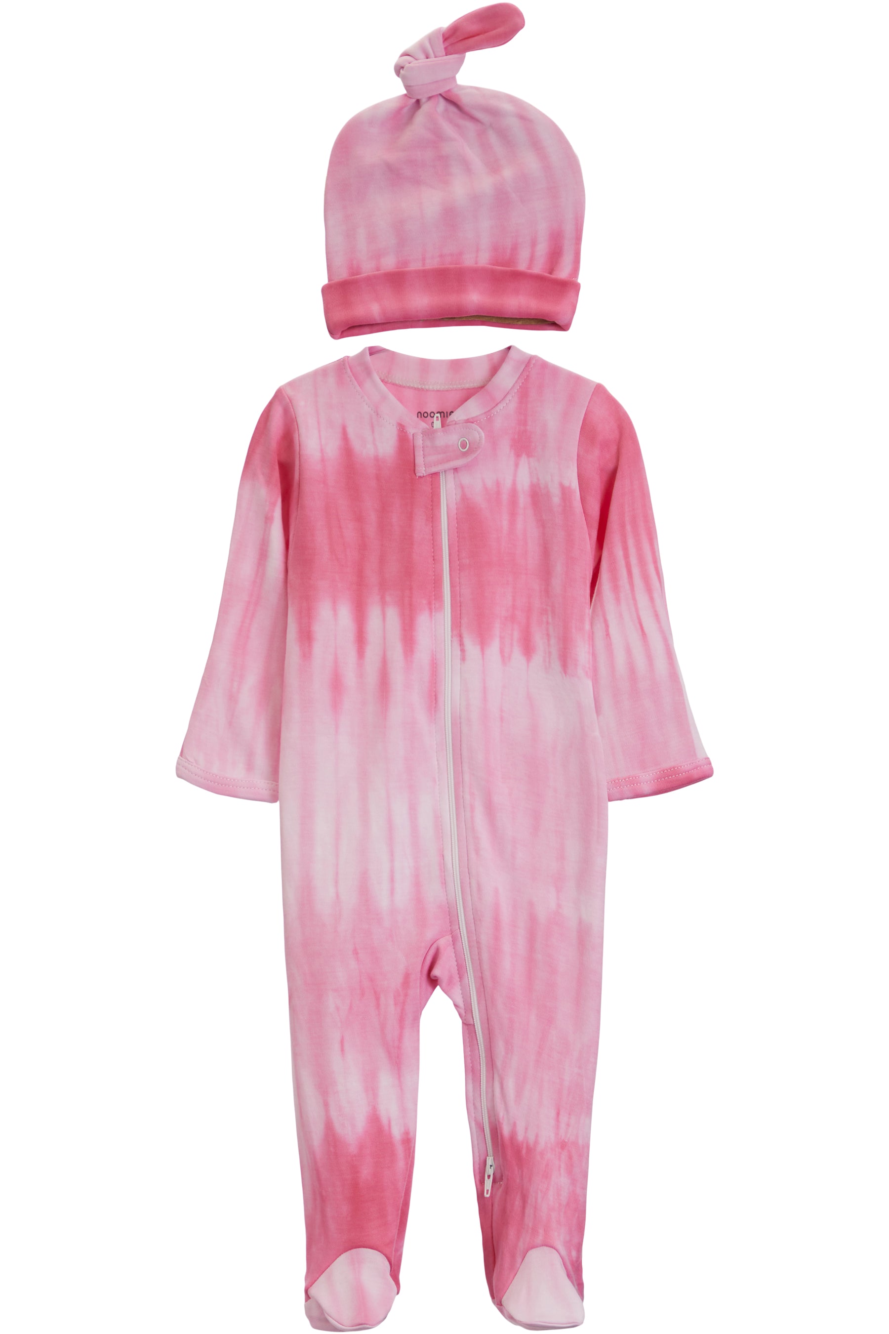 Footie- Pink Tie Dye