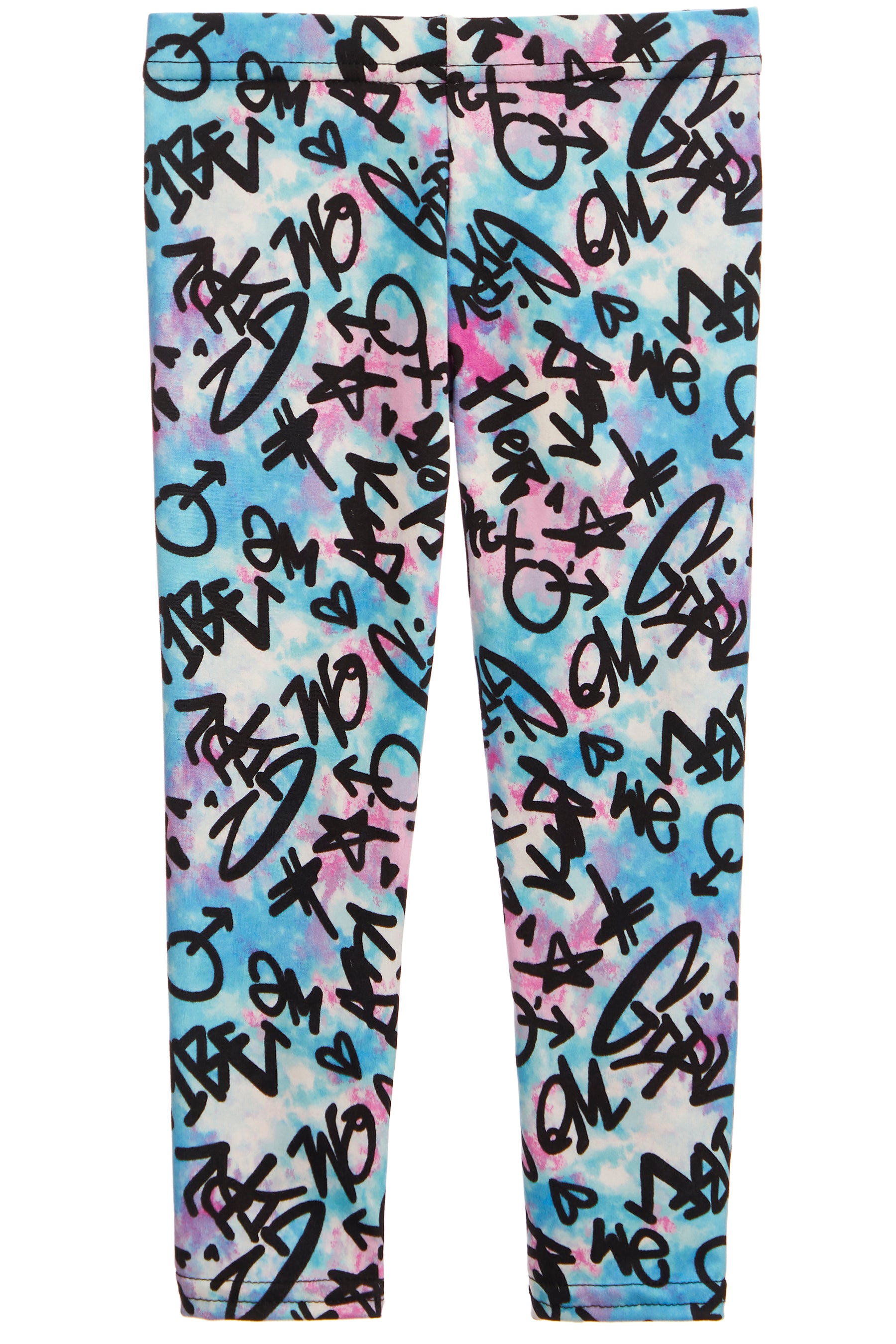 Legging- Blue Graffiti