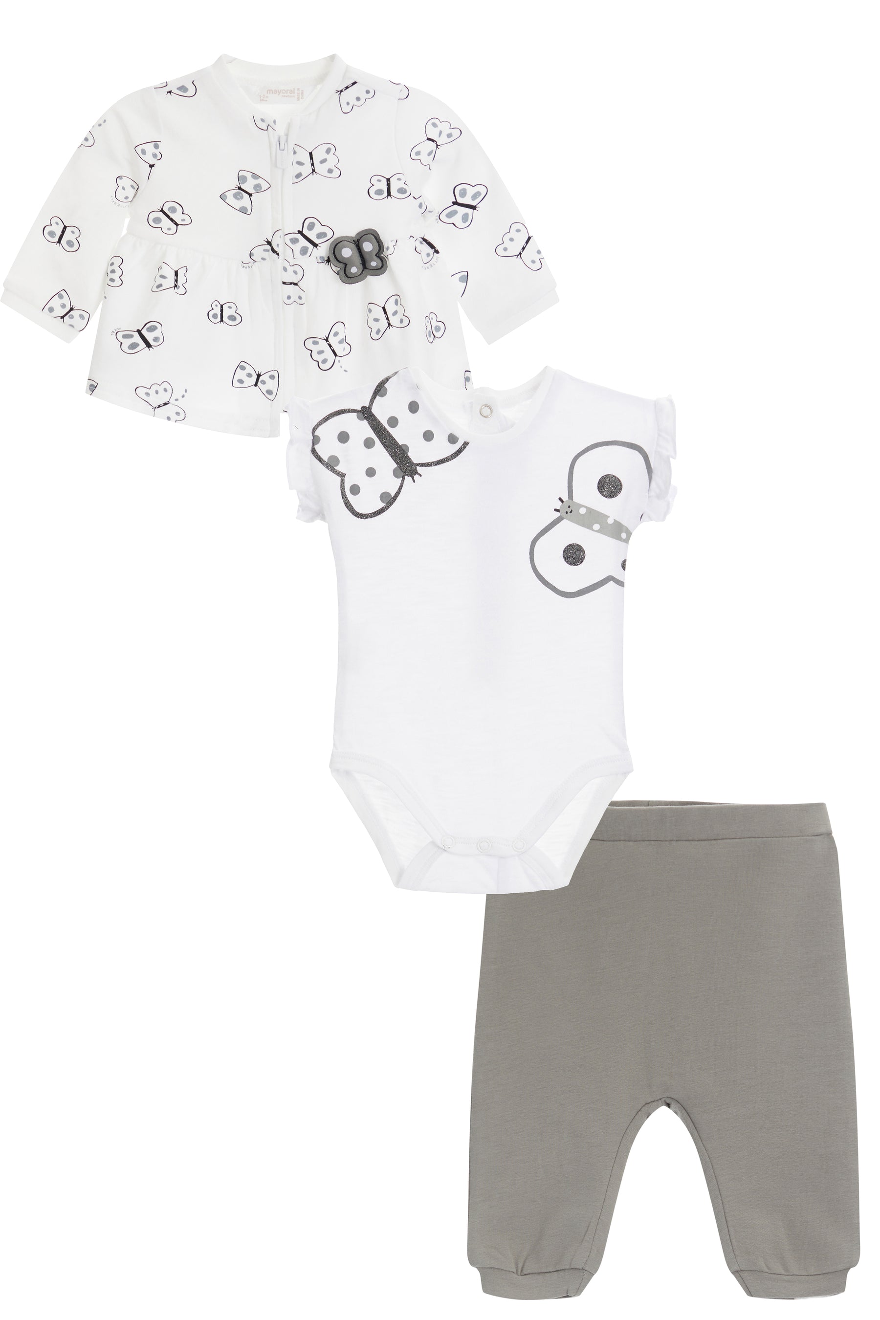 Butterfly Jogger Set- 3 pc