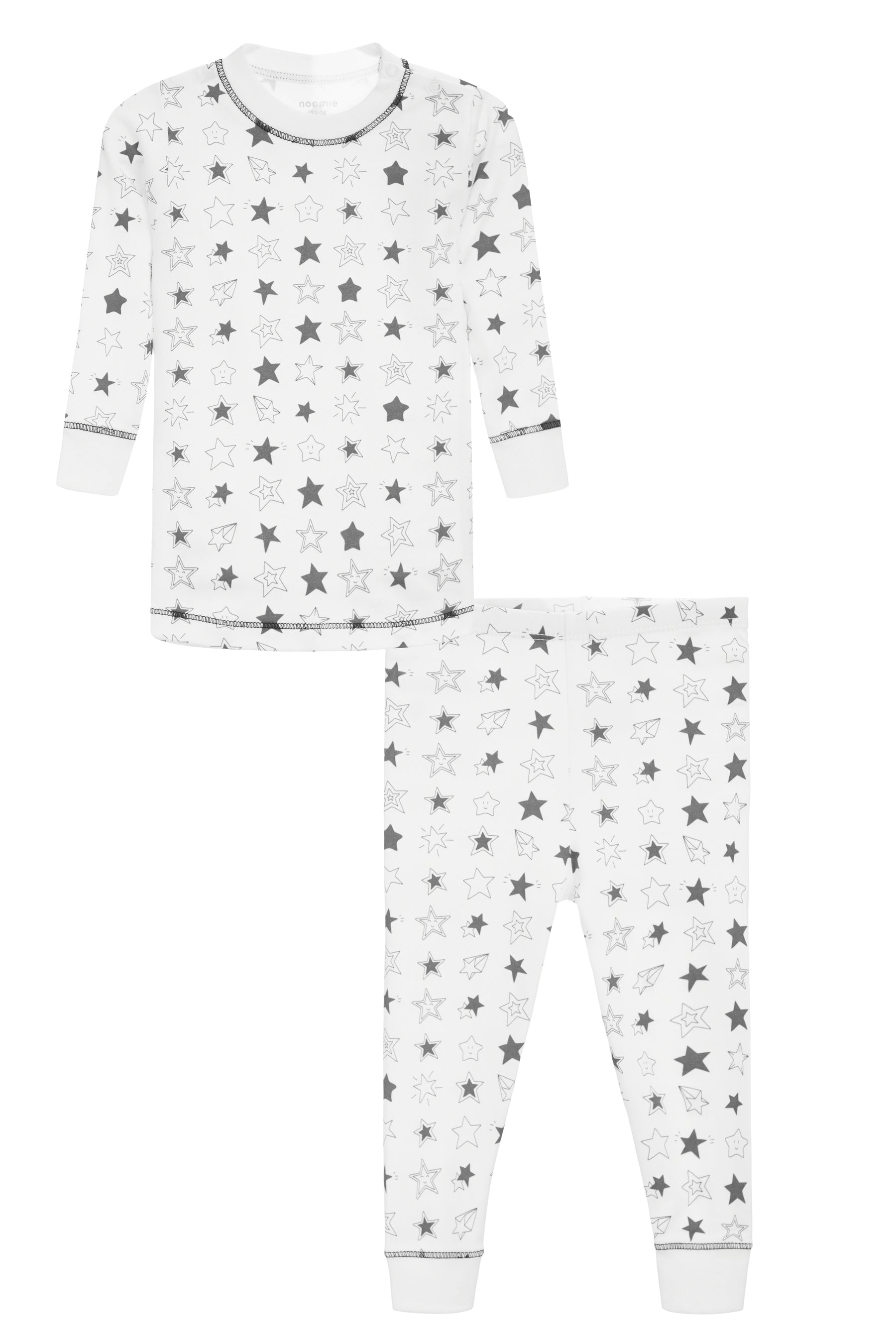 Two PIece PJ Black Stars