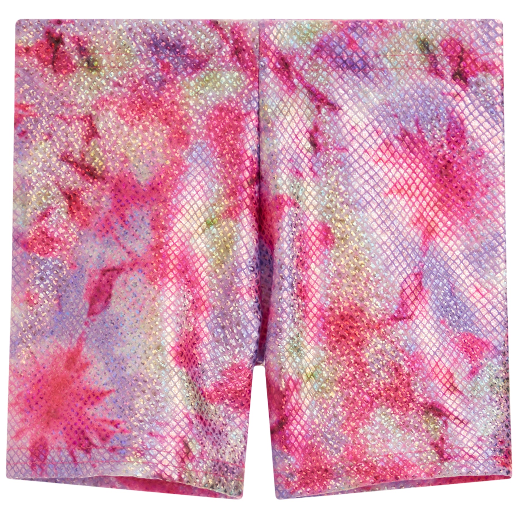 Bike Short- Pink Collage