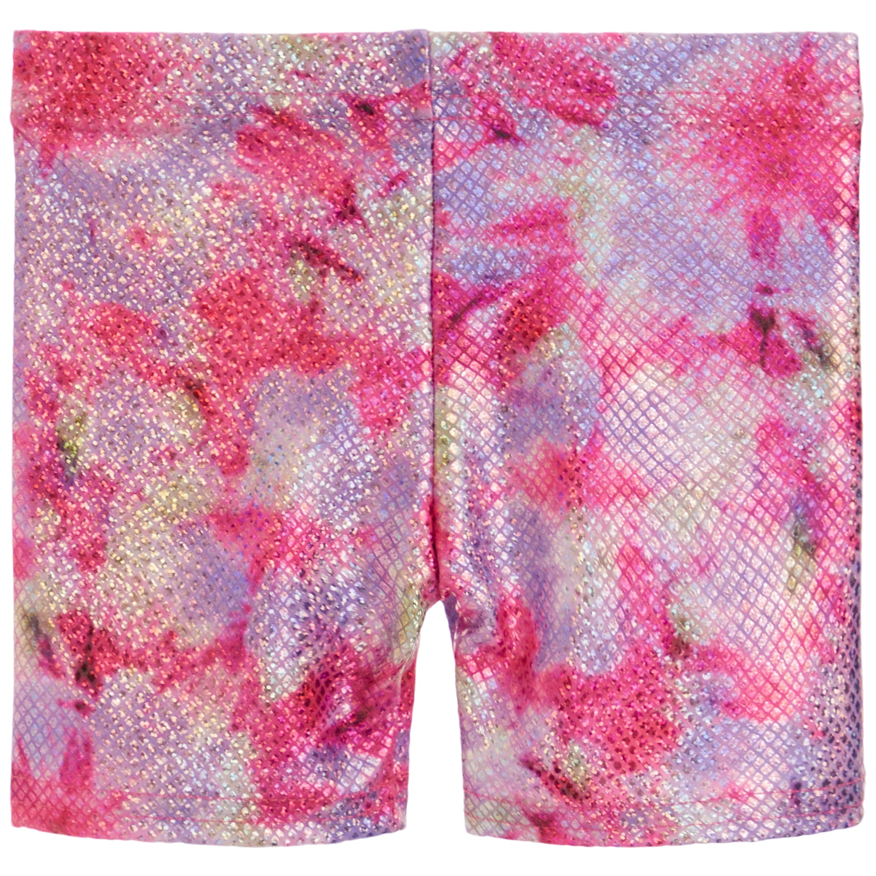 Bike Short- Pink Collage