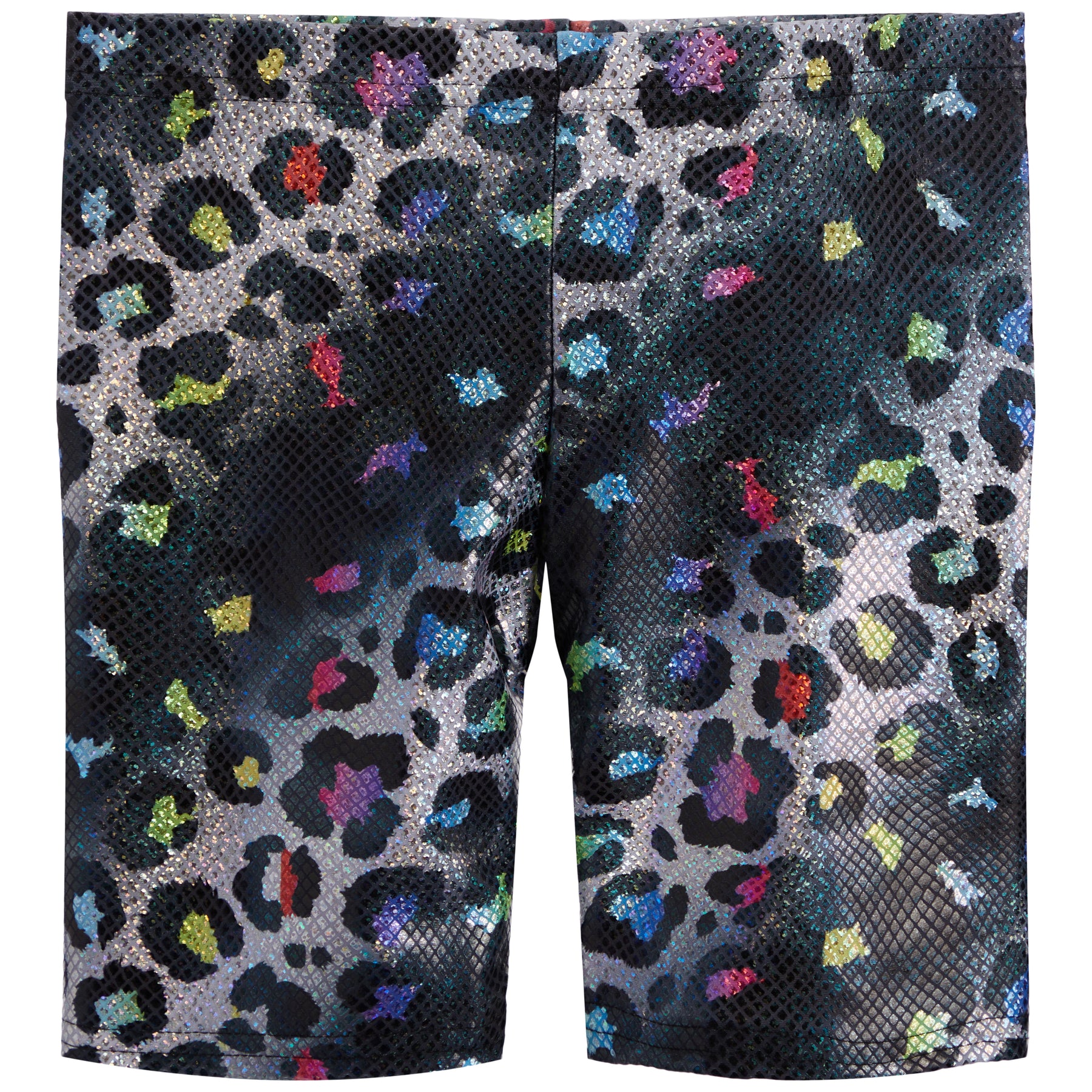 Bike Short- Black Leopard